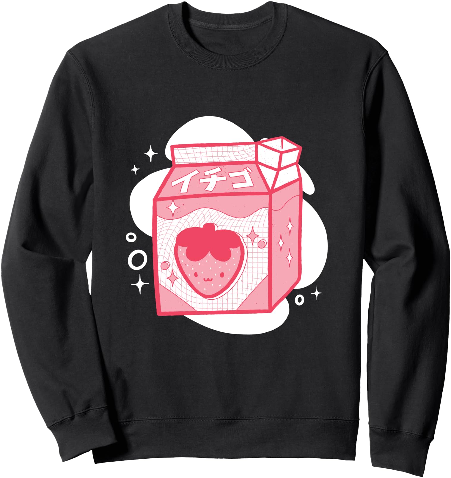 90s Japanese Aesthetic Strawberry Juice Sweatshirt