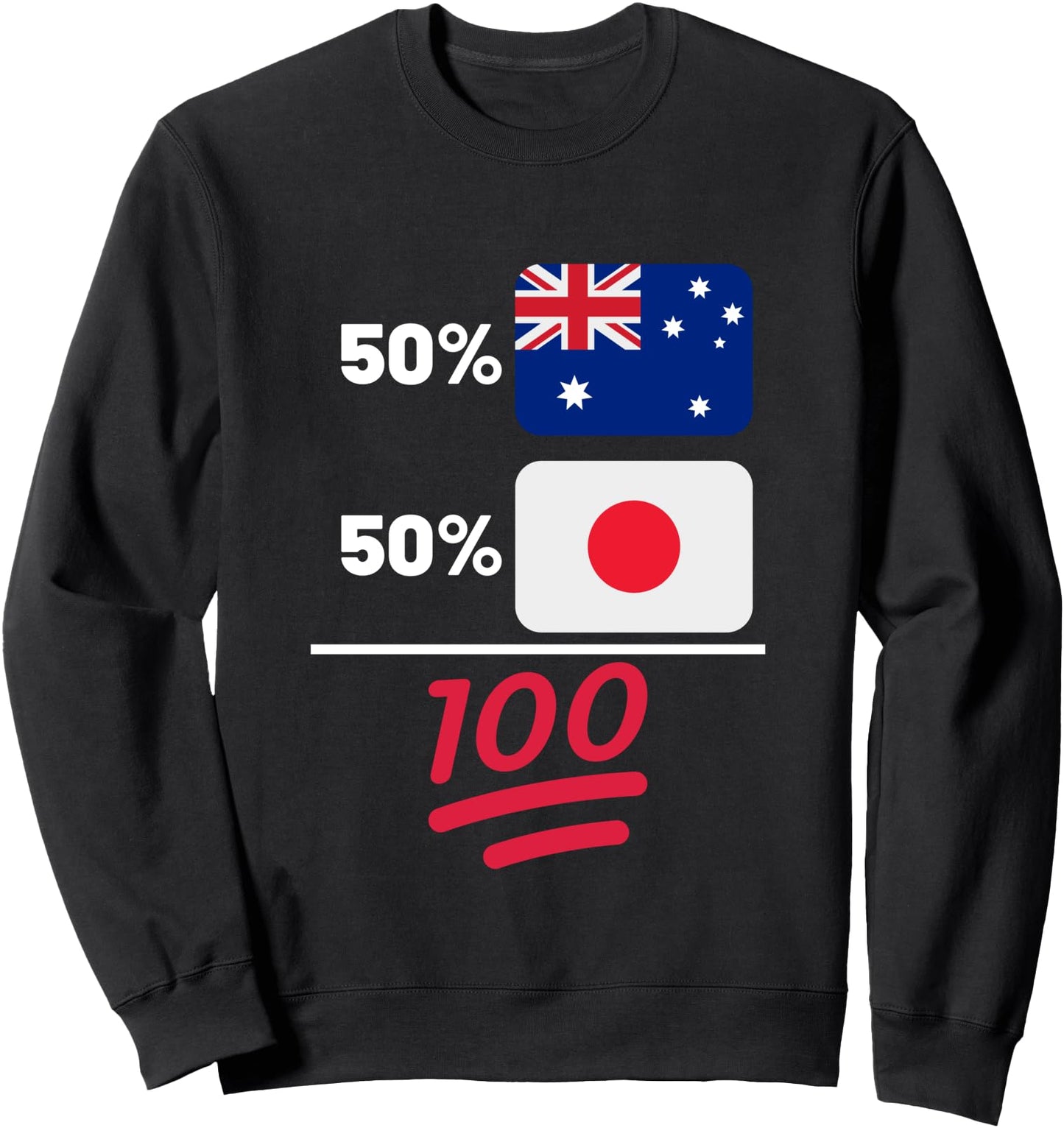 Australian Plus Japanese Mix Heritage Flag Sweatshirt
