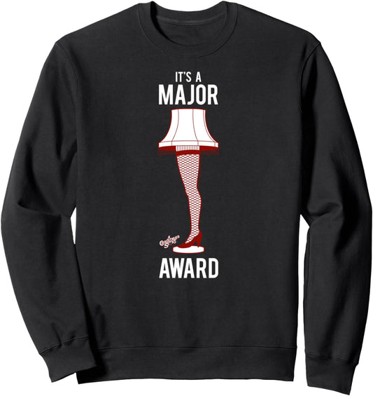 A Christmas Story It's A Major Award Lamp Funny Holiday Sweatshirt