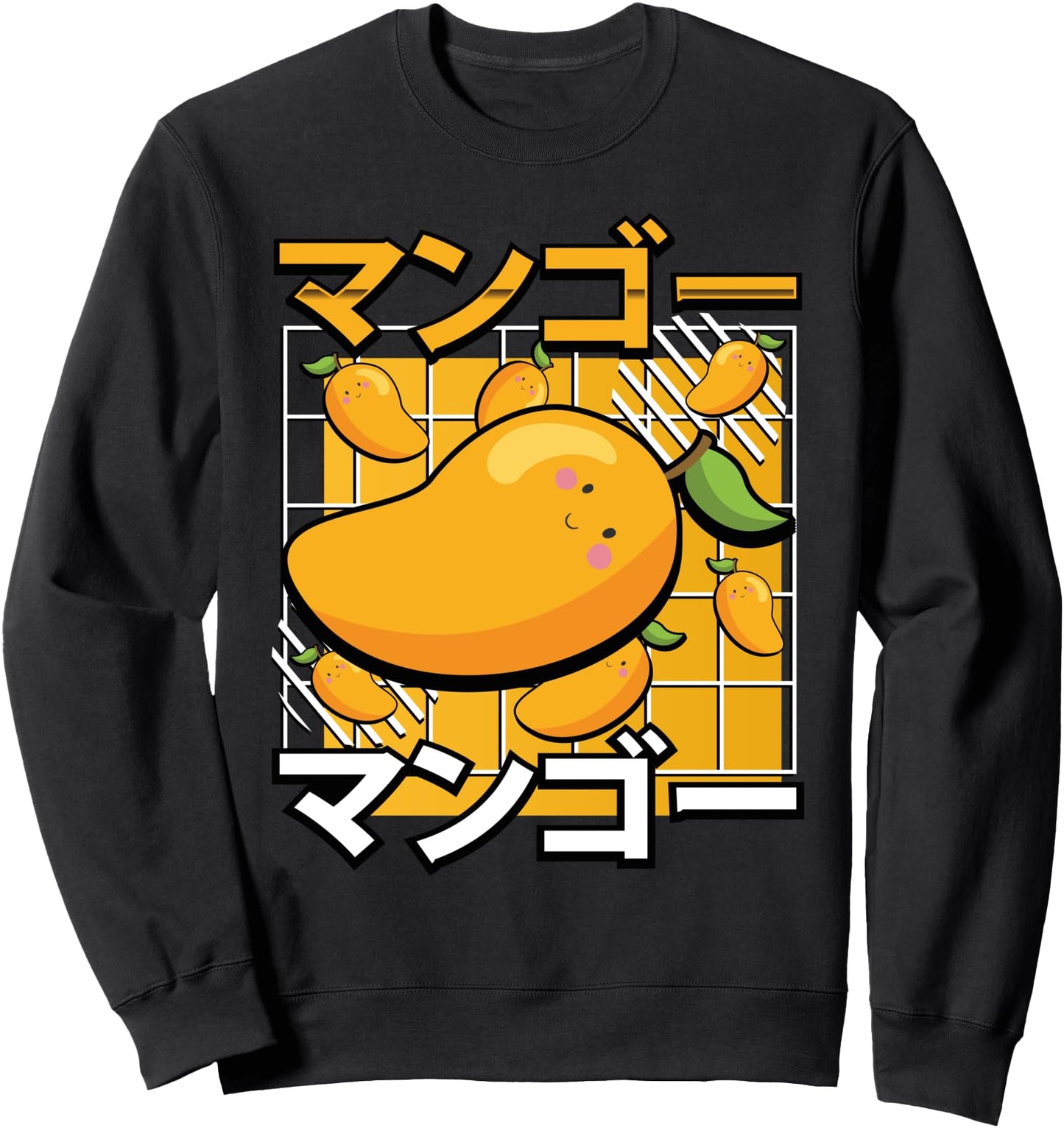 Cute Mango Fruit Kawaii Japanese Retro Anime Sweatshirt