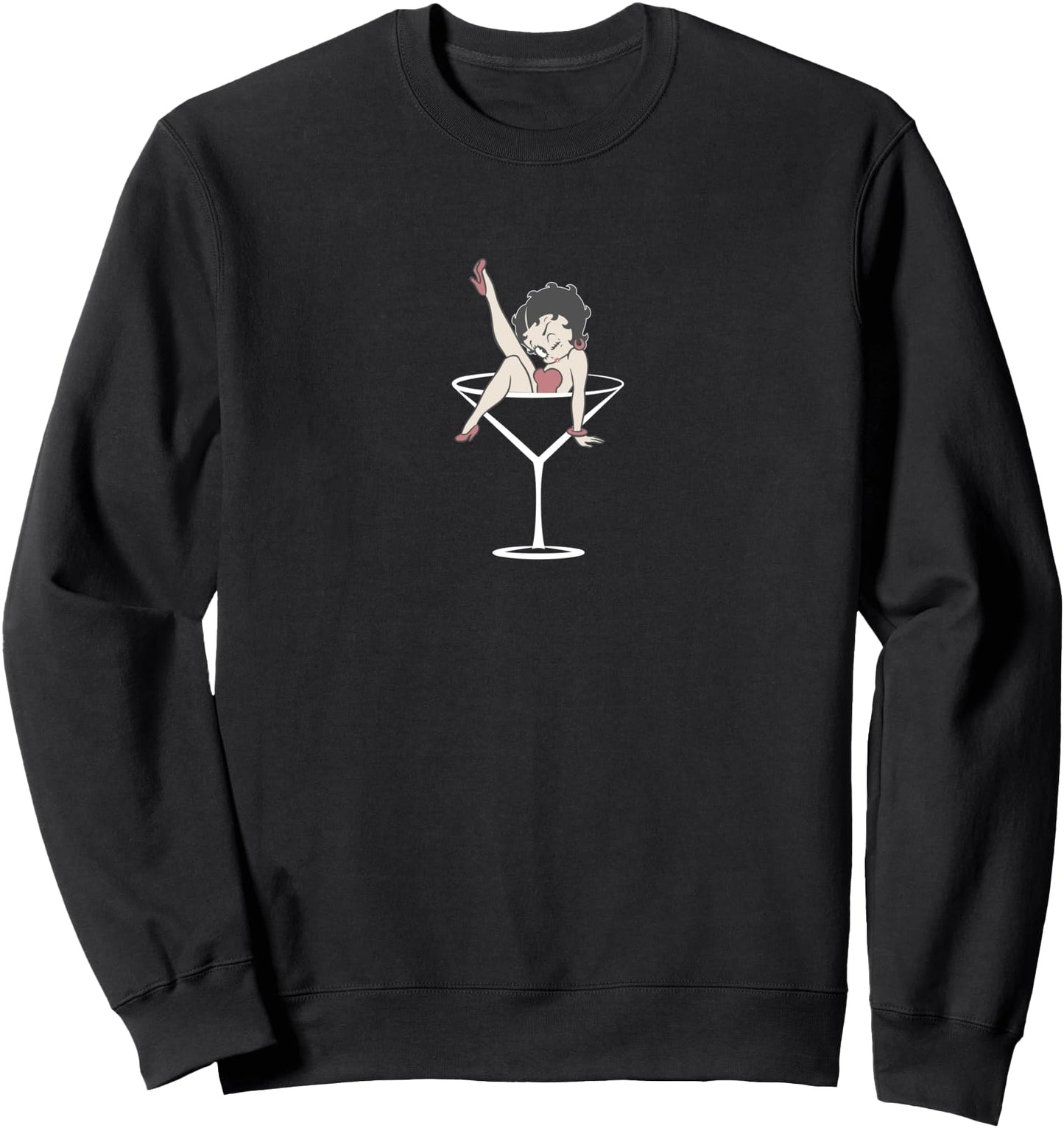 Betty Boop Vintage Classic Martini Betty Sweatshirt