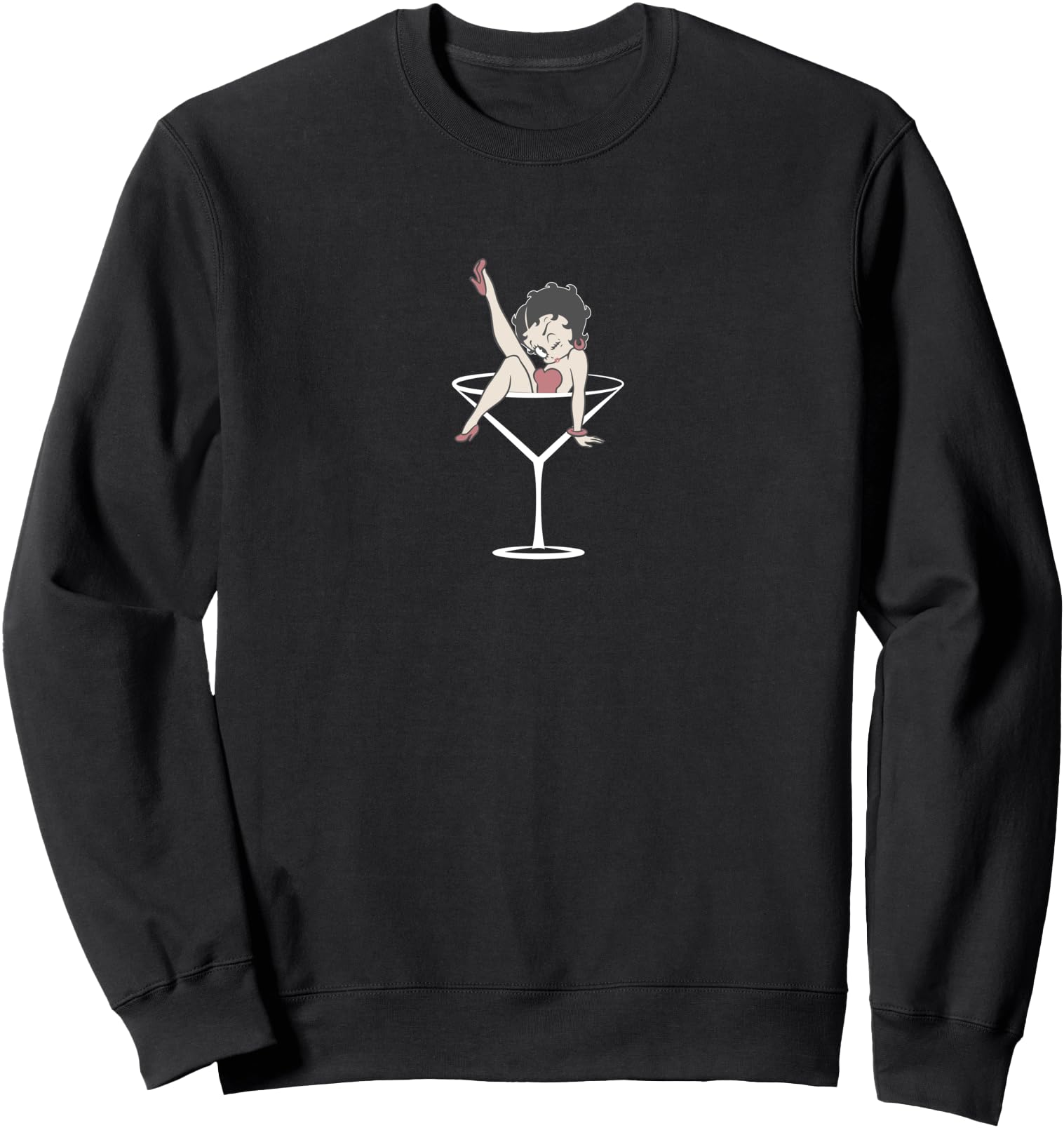 Betty Boop Vintage Classic Martini Betty Sweatshirt
