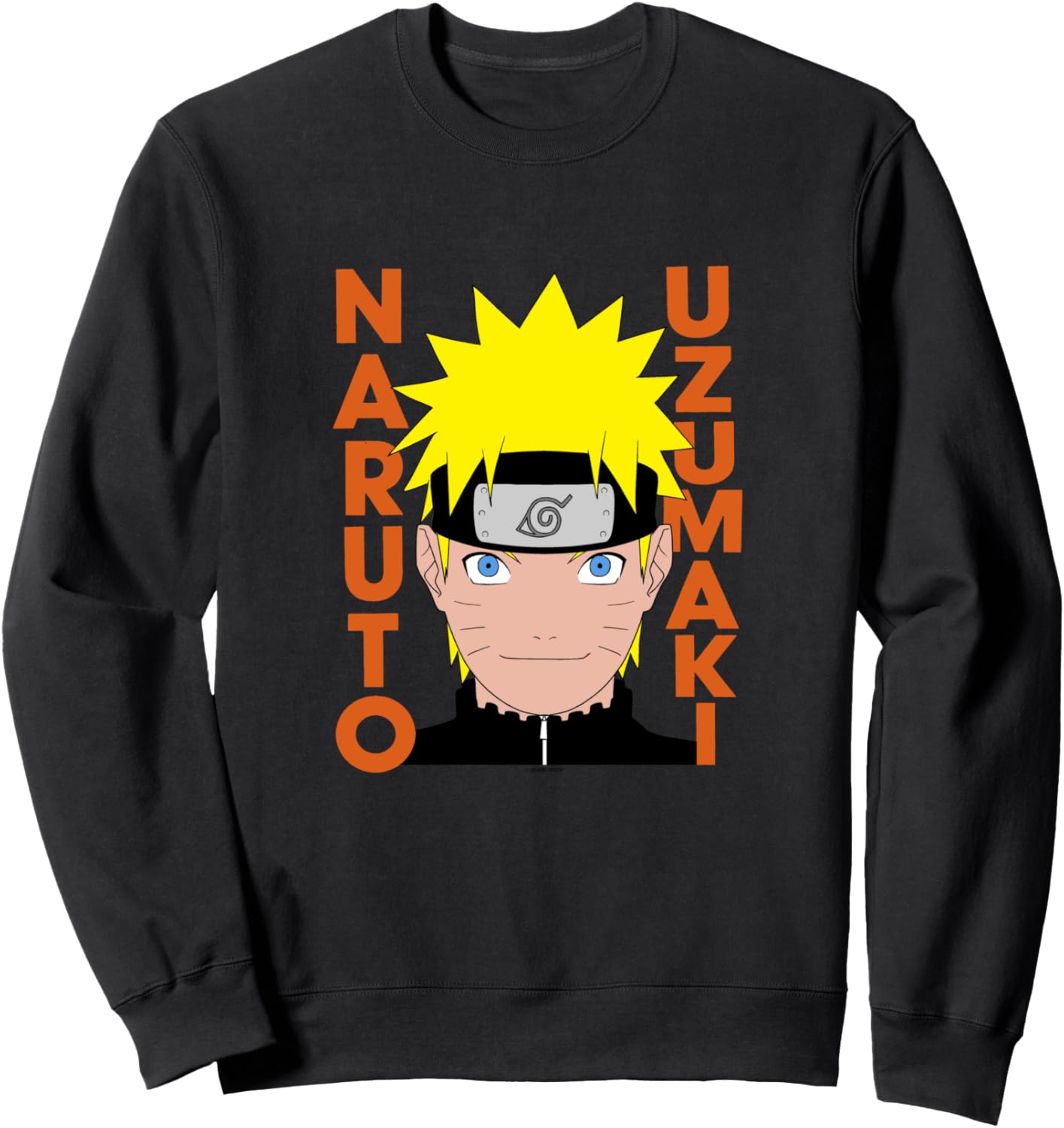 Naruto Shippuden Naruto Uzumaki Face Anime Sweatshirt