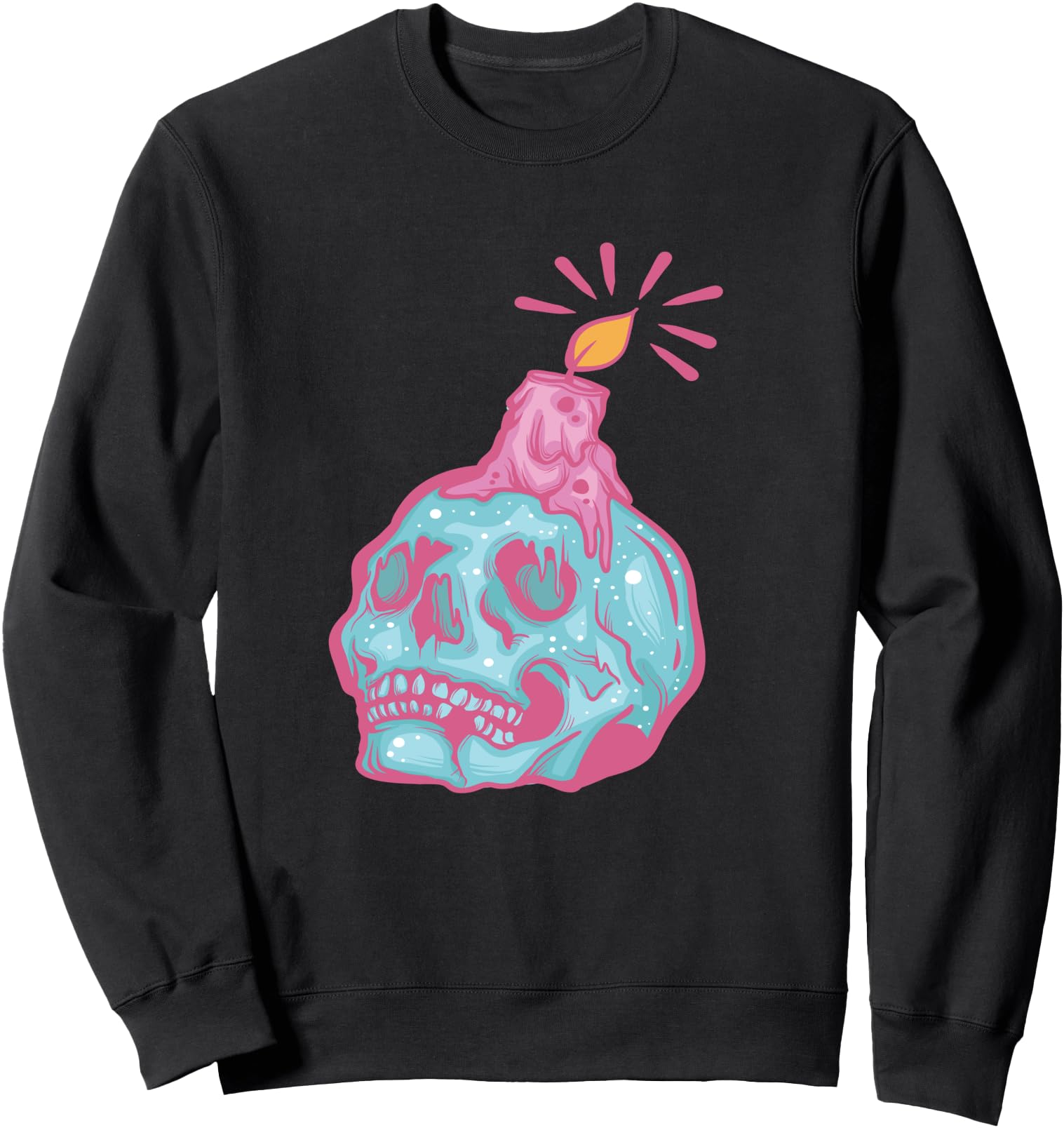 Pastel Goth Skull Japanese Anime Kawaii Menhera Sweatshirt
