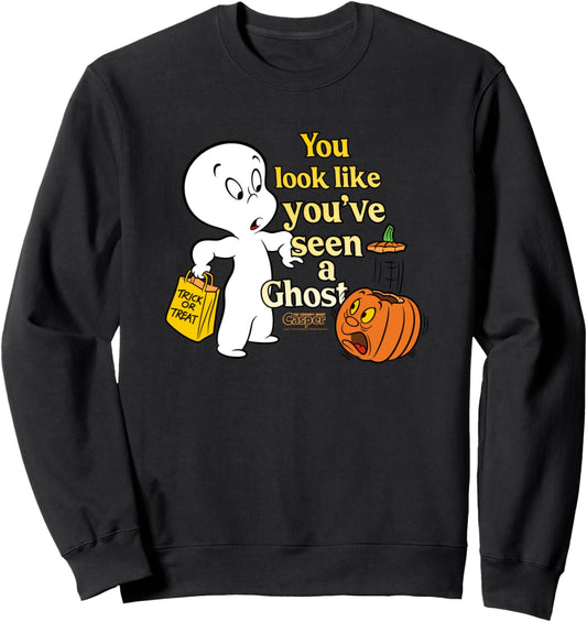 Casper the Friendly Ghost Halloween Like You’ve Seen a Ghost Sweatshirt