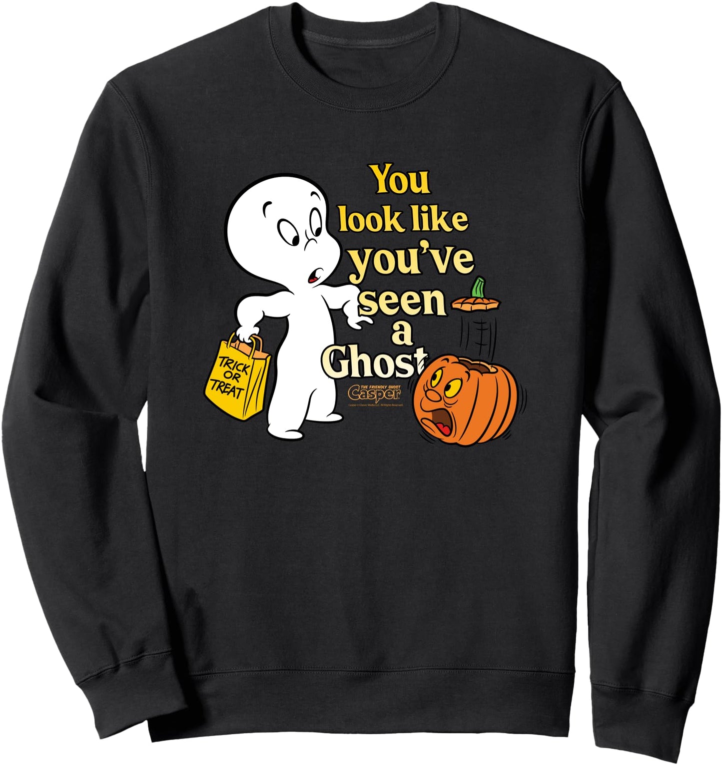 Casper the Friendly Ghost Halloween Like You've Seen a Ghost Sweatshirt