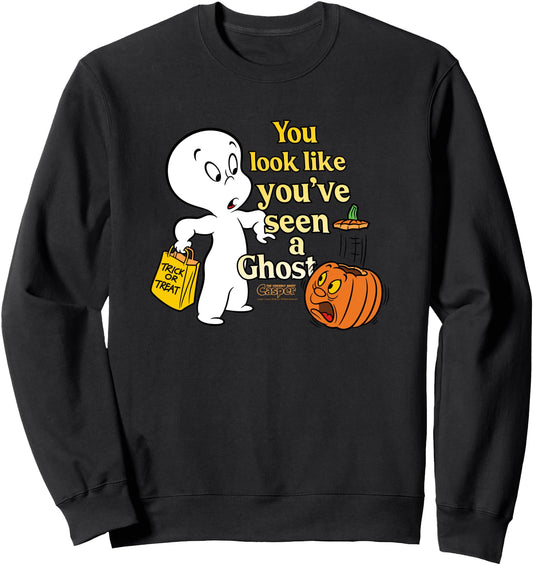 Casper the Friendly Ghost Halloween Like You've Seen a Ghost Sweatshirt