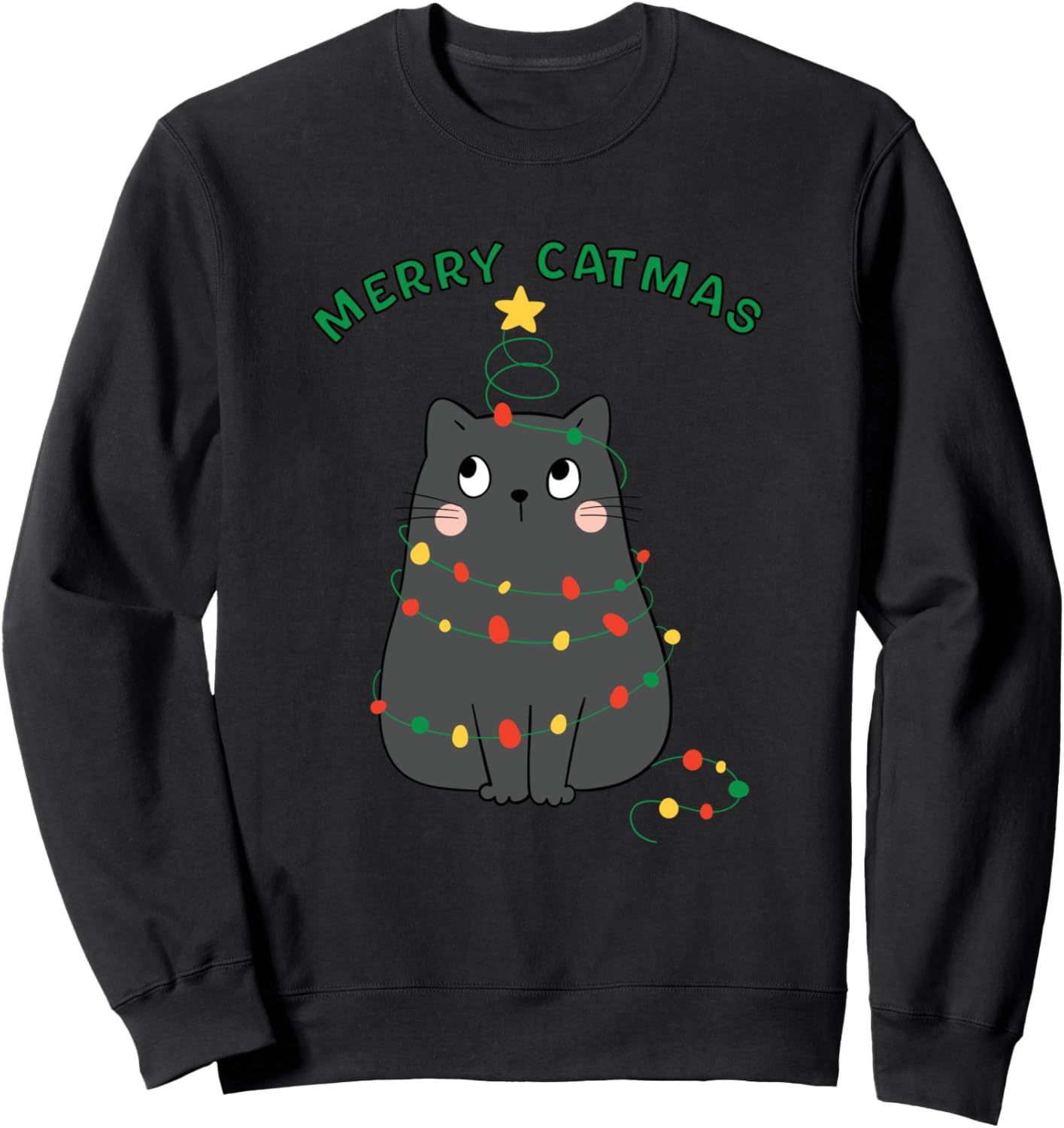 Christmas Cat Merry Catmas Christmas Sweatshirt