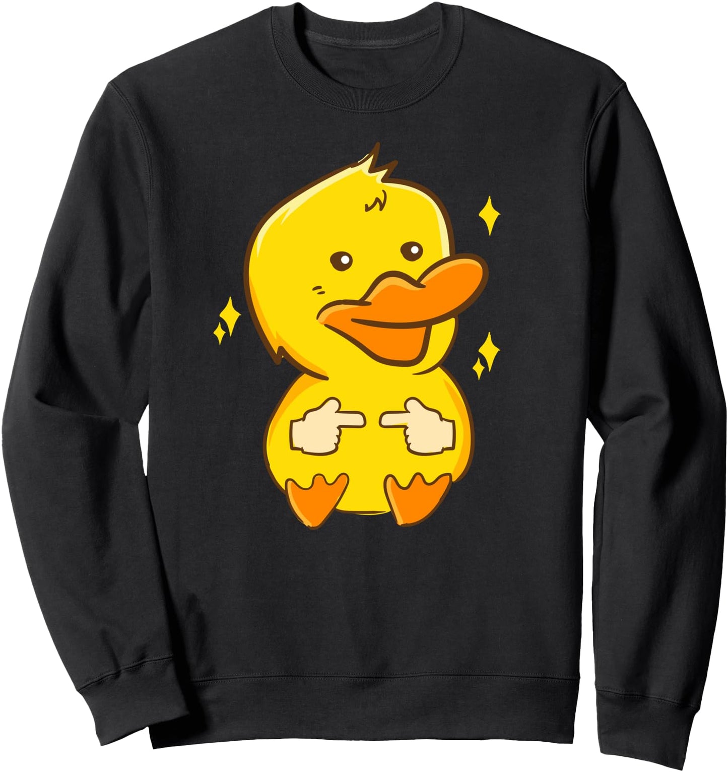 Cute Kawaii Anime Duck - Meme Aesthetic Japanese Sweatshirt