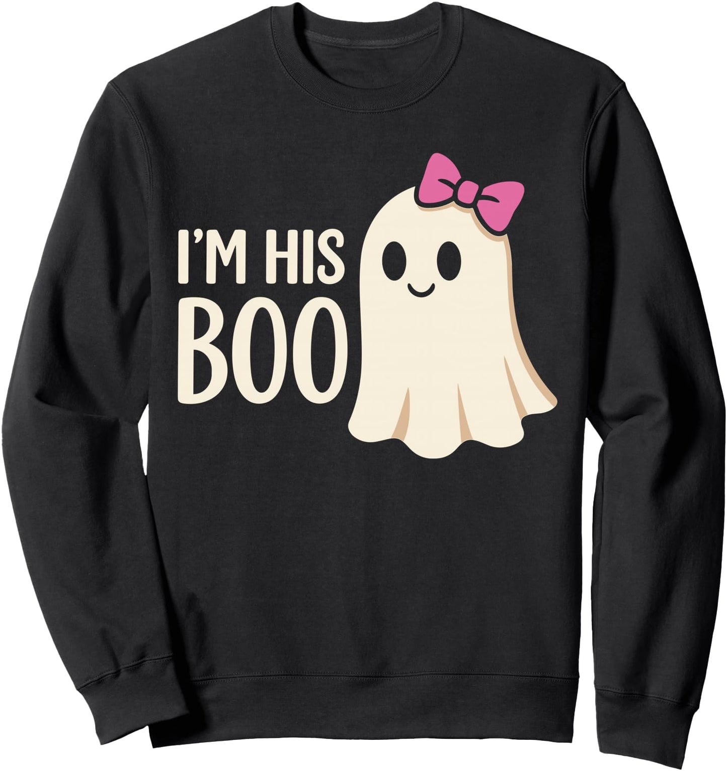 Halloween His And Hers Matching Outfits, Ghost I'm His Boo Sweatshirt