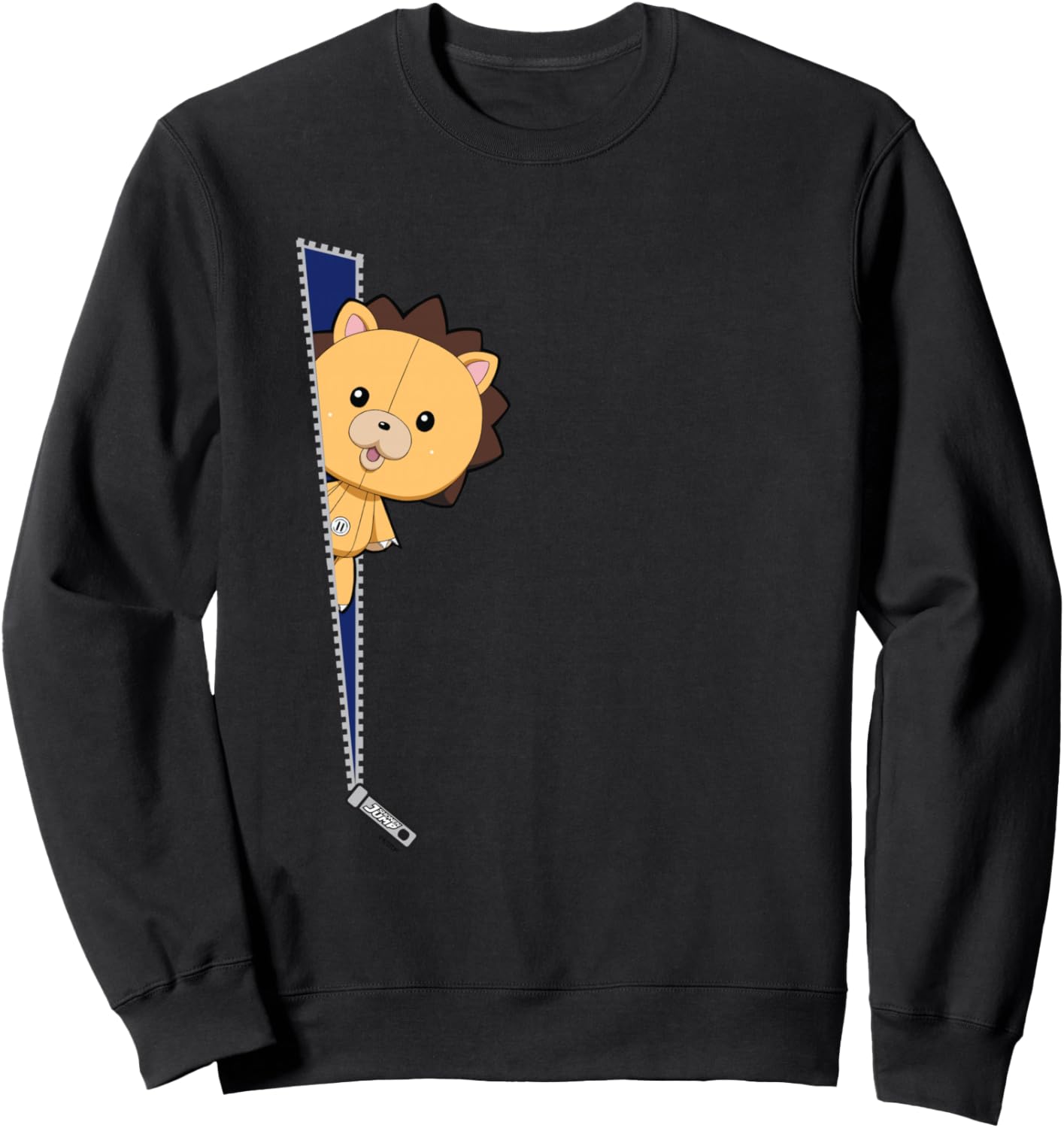 Bleach Kon Stuffed Icon with Zipper Anime Sweatshirt