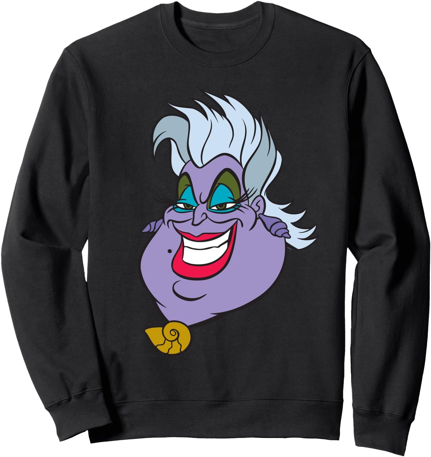 Disney Villains The Little Mermaid Ursula Big Face Costume Sweatshirt