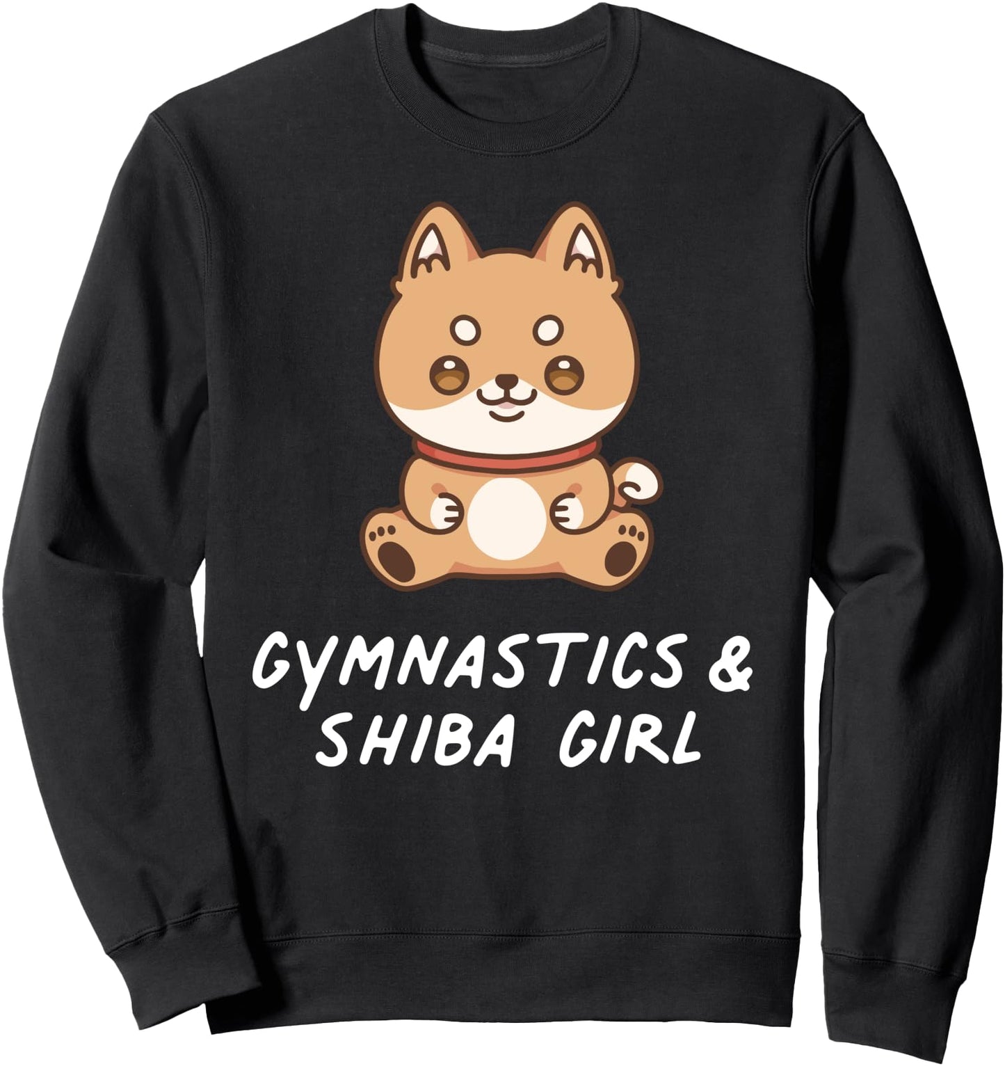 Gymnastics & Shiba Girl Kawaii Sports Japanese Dog Lover Sweatshirt