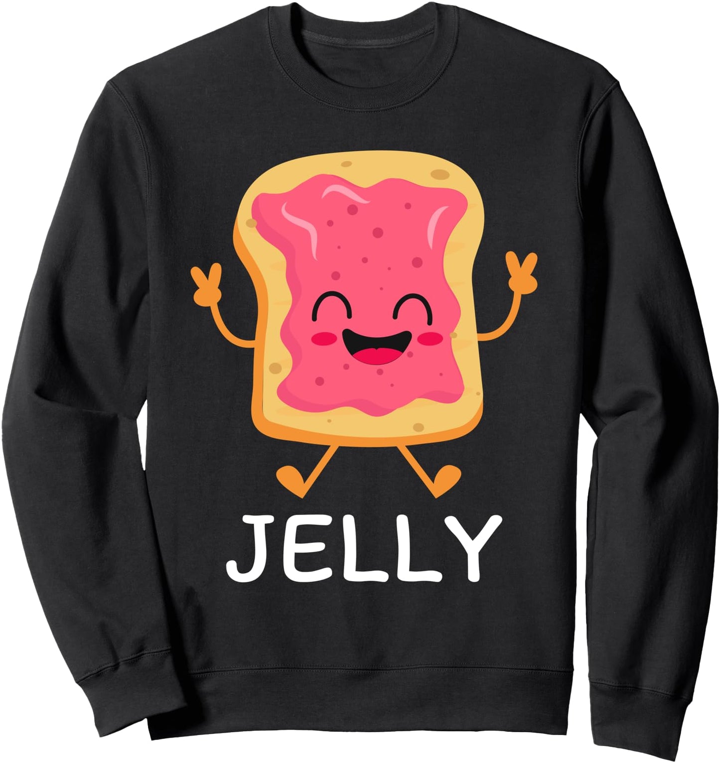 Couple Peanut Butter and Jelly Costume Halloween Matching Sweatshirt