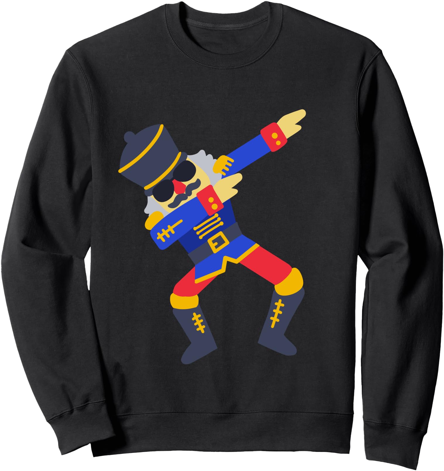 Dabbing Nutcracker Solider Funny Dance Christmas Boys Sweatshirt