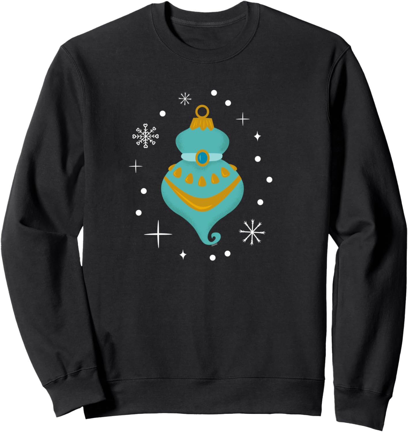 Disney Princess Jasmine Aladdin Holiday Christmas Ornament Sweatshirt