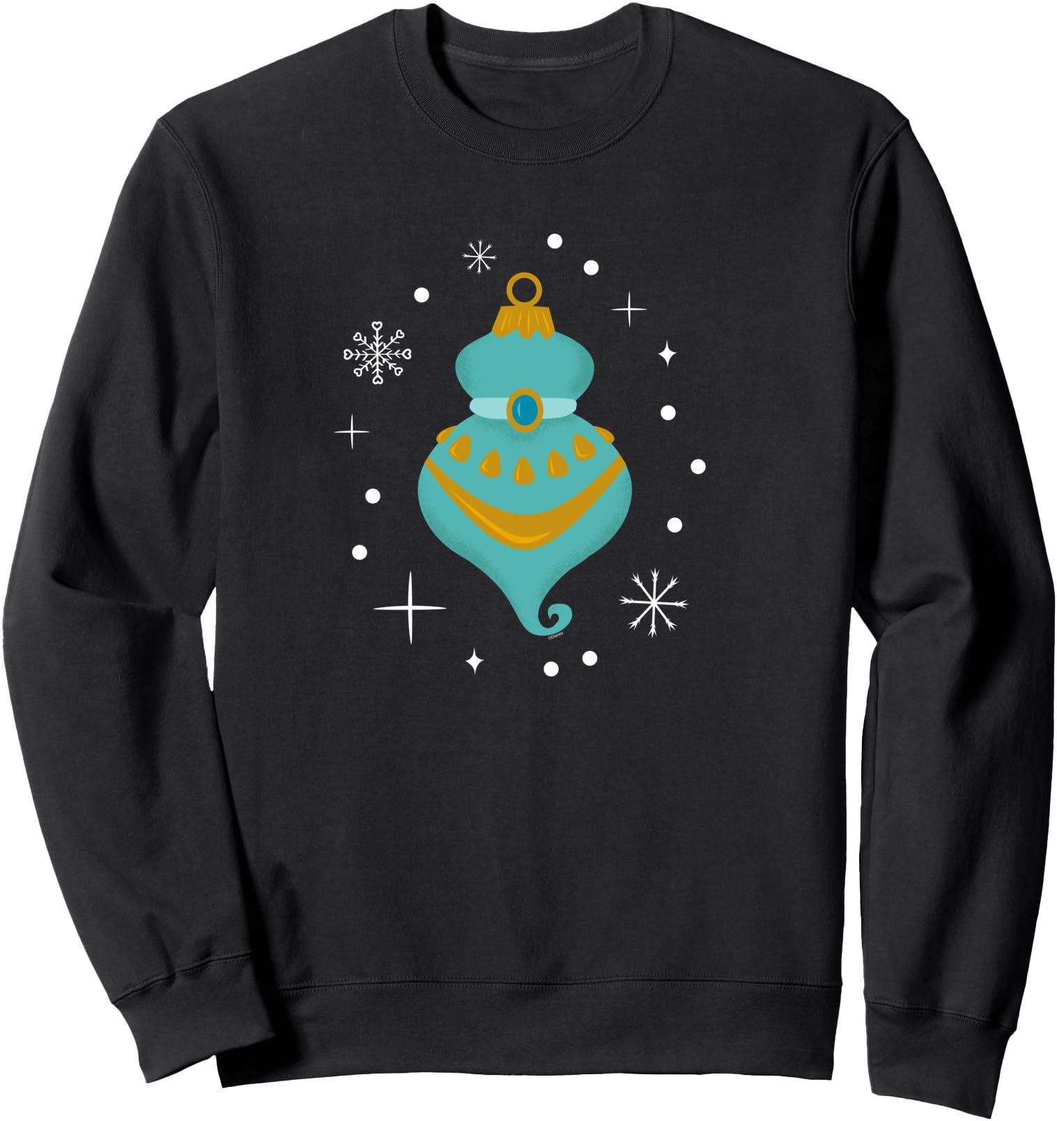 Disney Princess Jasmine Aladdin Holiday Christmas Ornament Sweatshirt