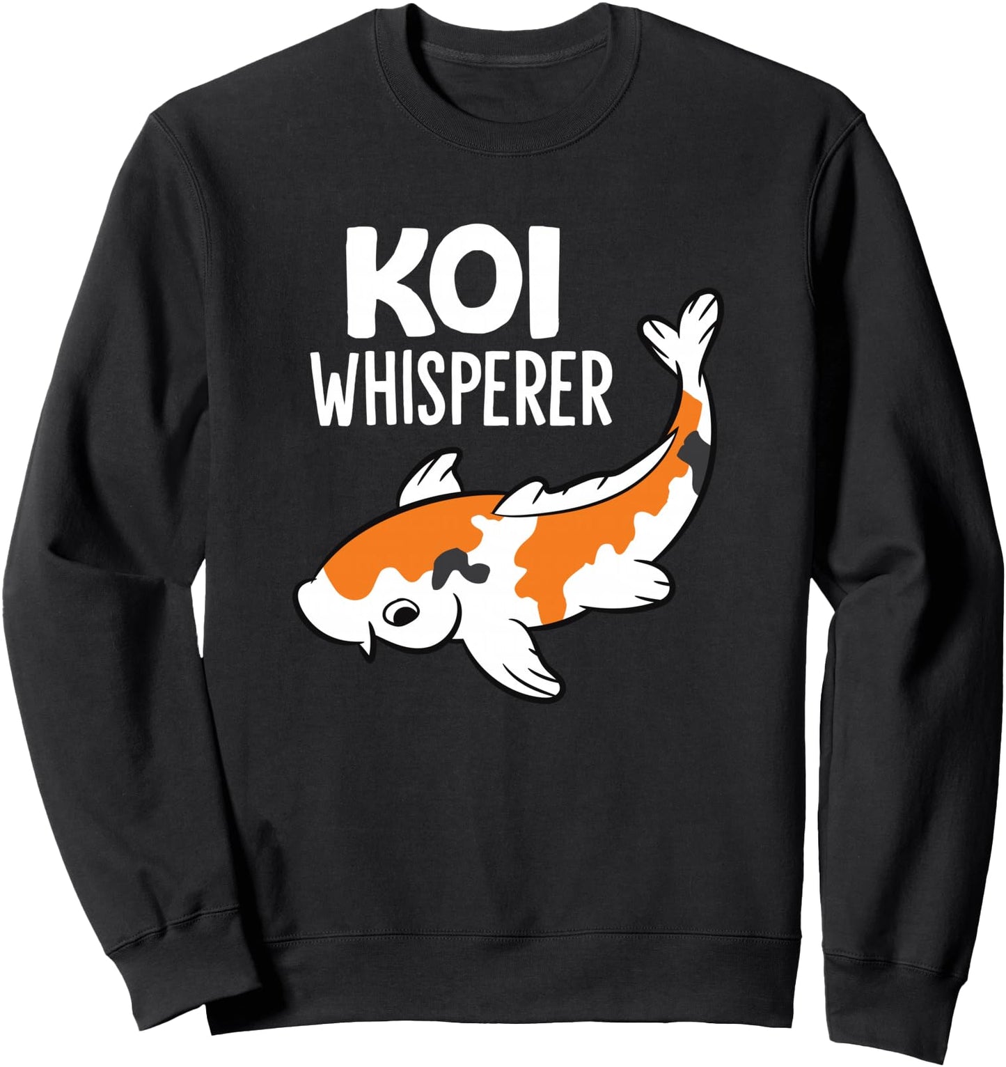 Koi Whisperer Aquarium Japanese Koi Sweatshirt