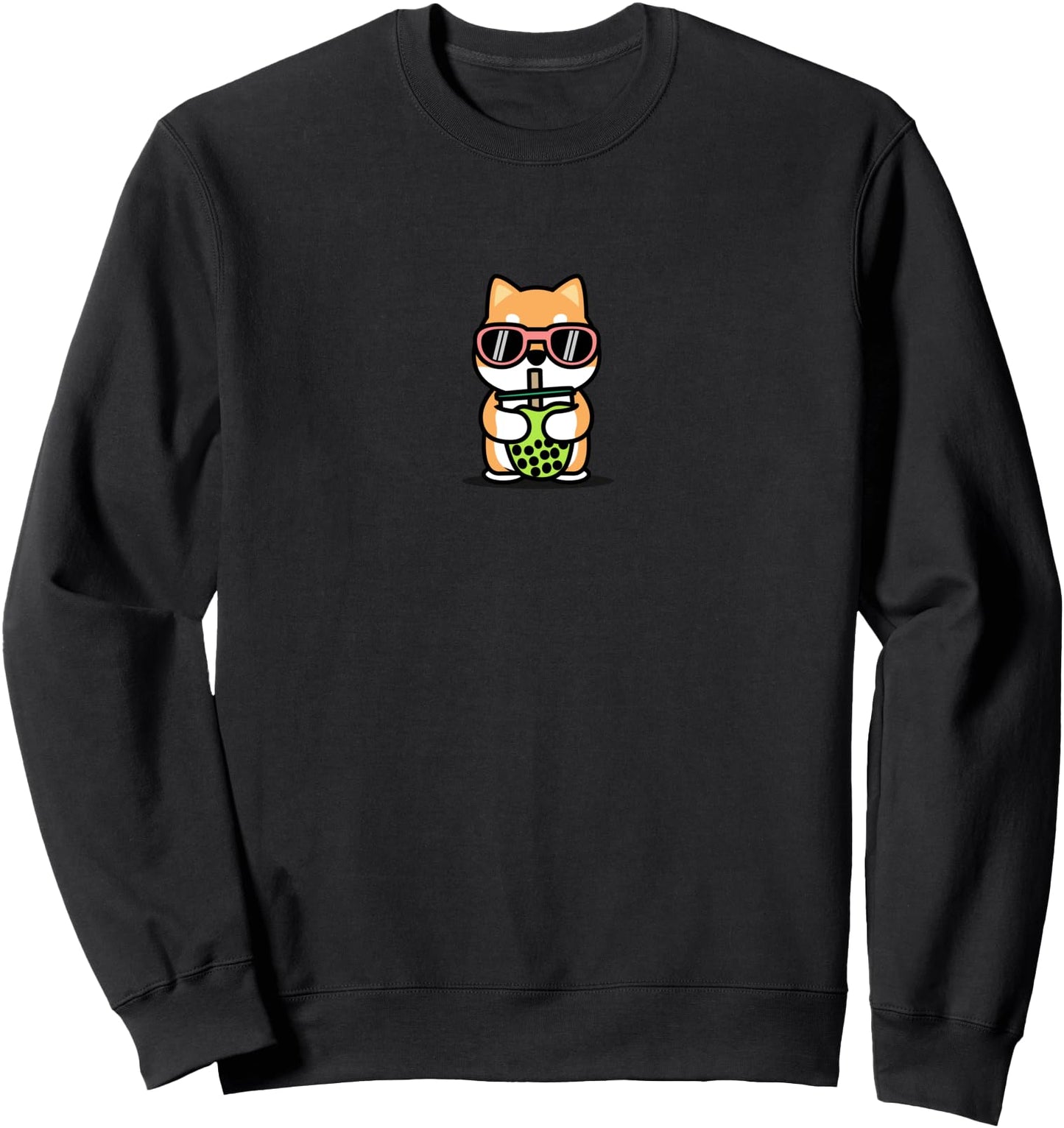 Shiba Inu Bubble Tea Boba Kawaii Anime Japanese Dog Lover- Sweatshirt