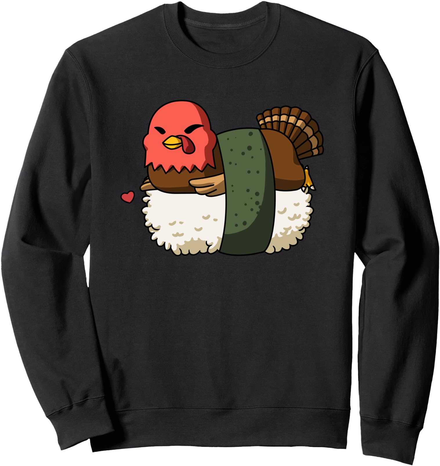 Kawaii Anime Thanksgiving Turkey Japanese Sushi Sweatshirt