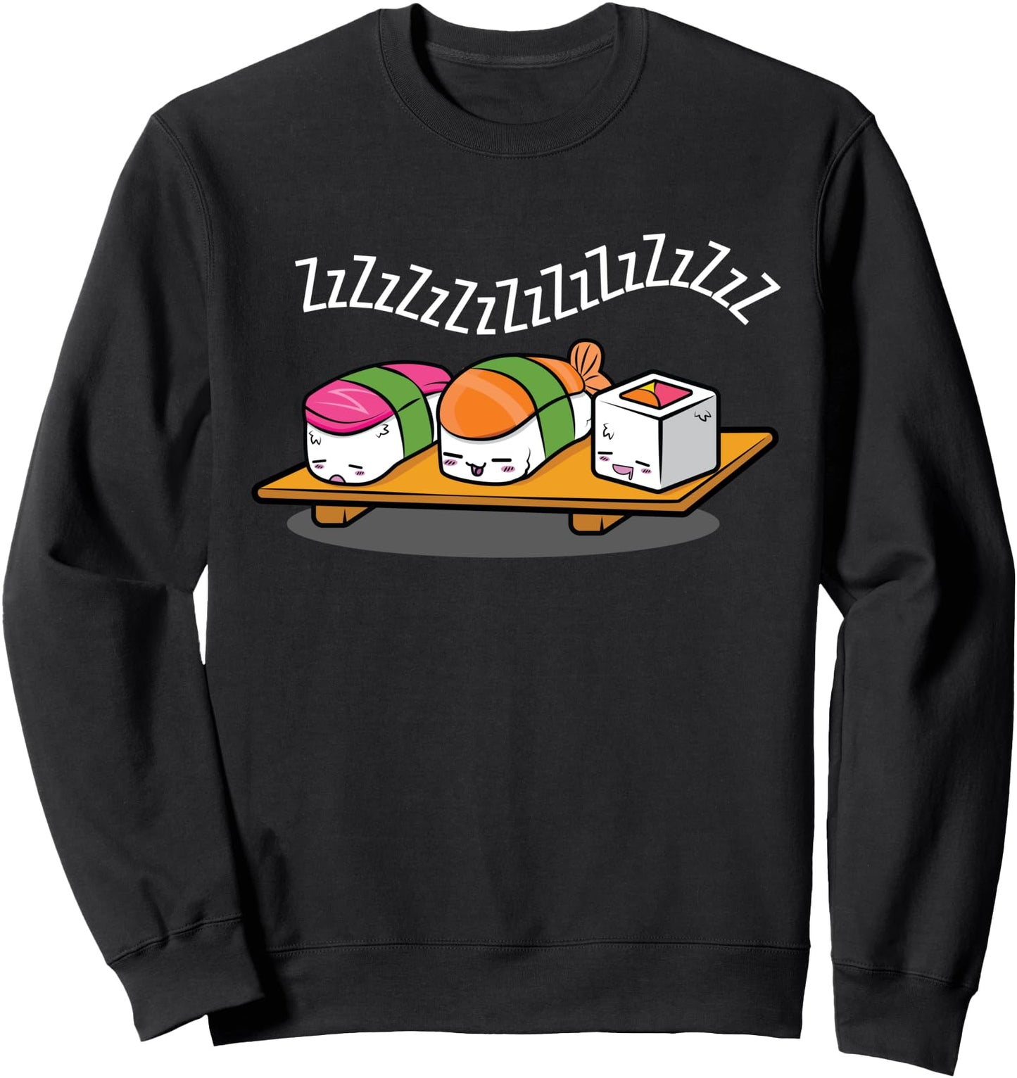 Kids Sleeping Sushi Rice Kawaii Cute Japanese Food Otaku Sweatshirt