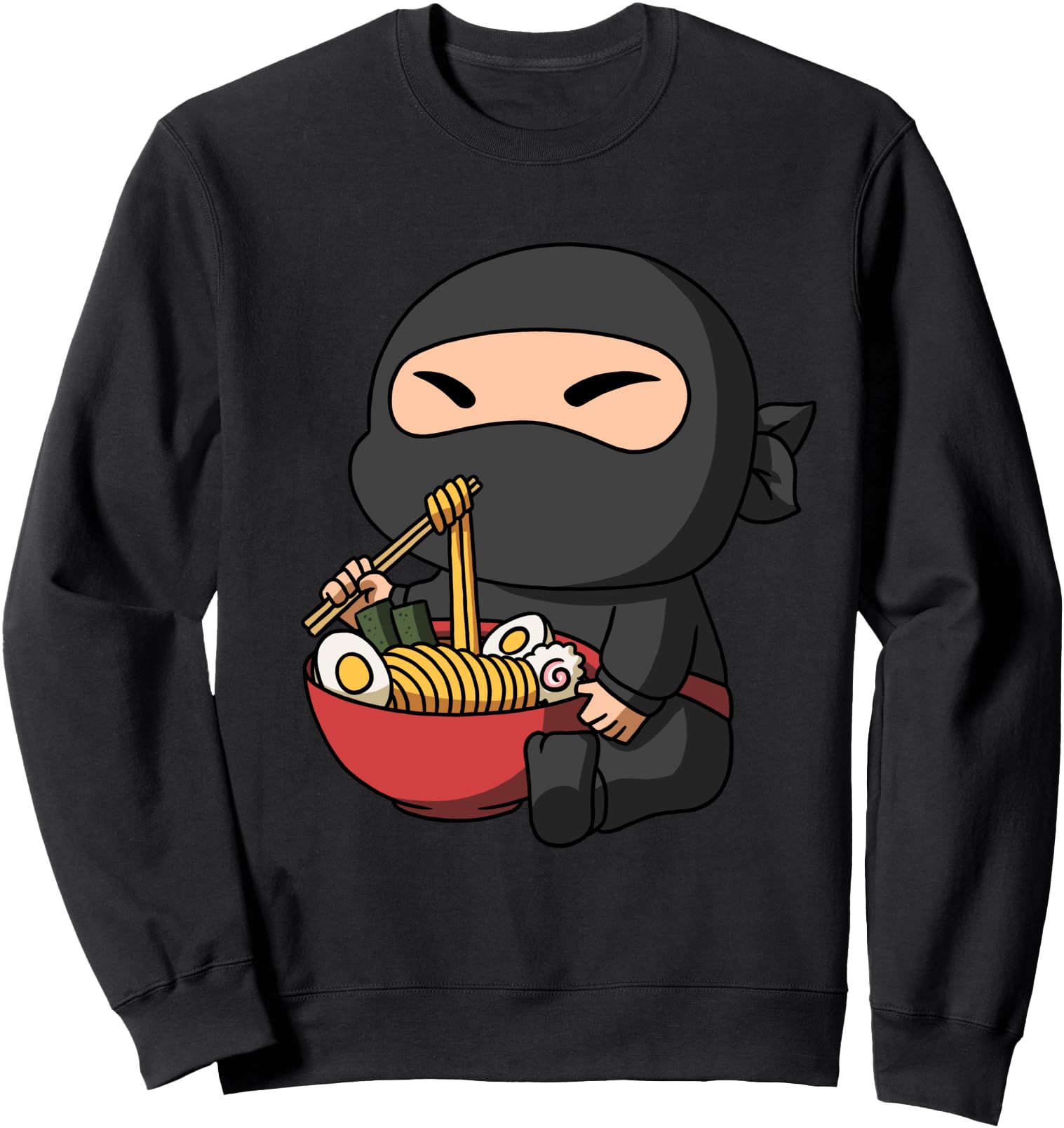 Kawaii Anime Ninja Asian Noodles Japanese Ramen Sweatshirt