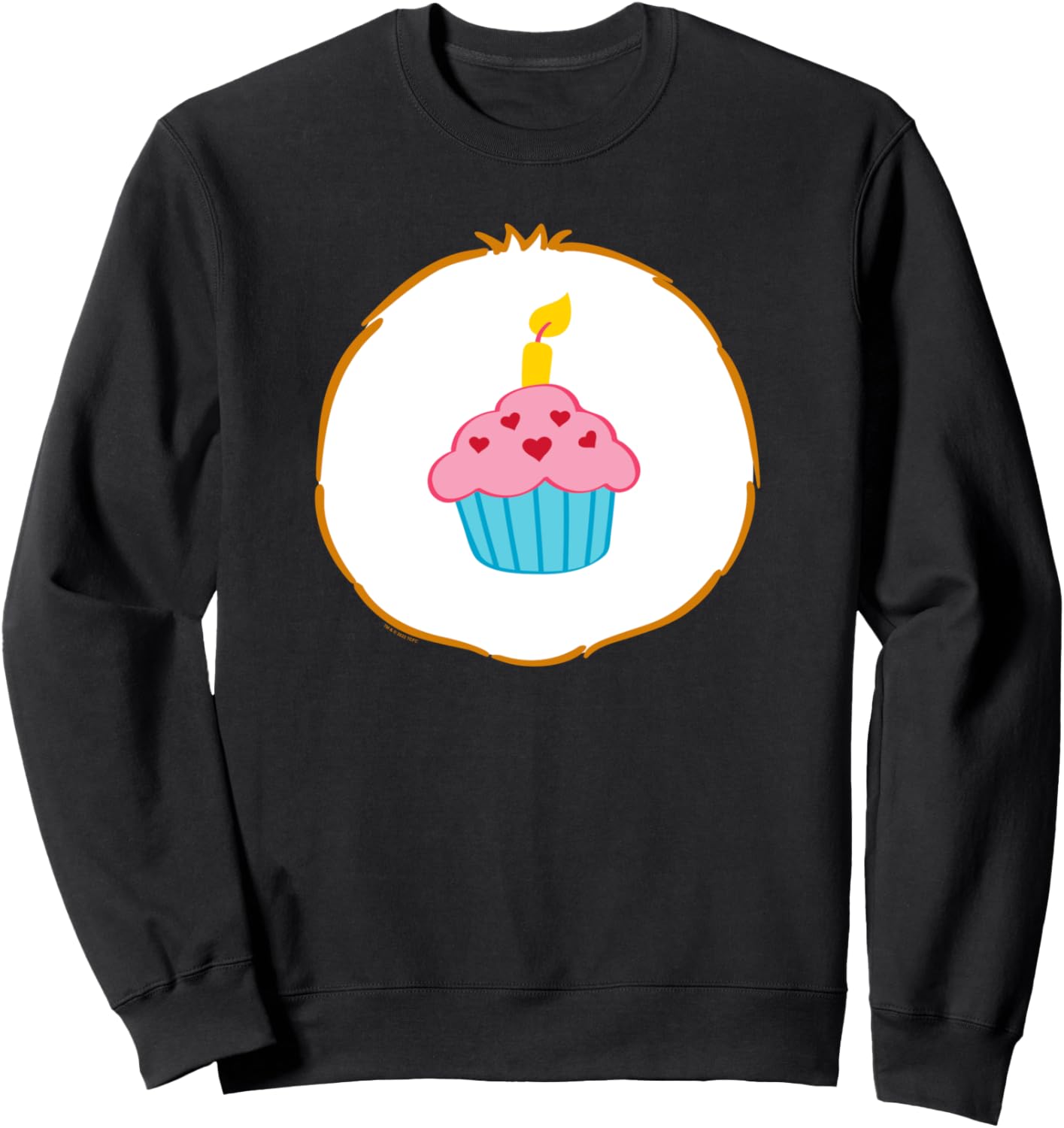 Care Bears Halloween Birthday Bear Cupcake Badge Costume Sweatshirt