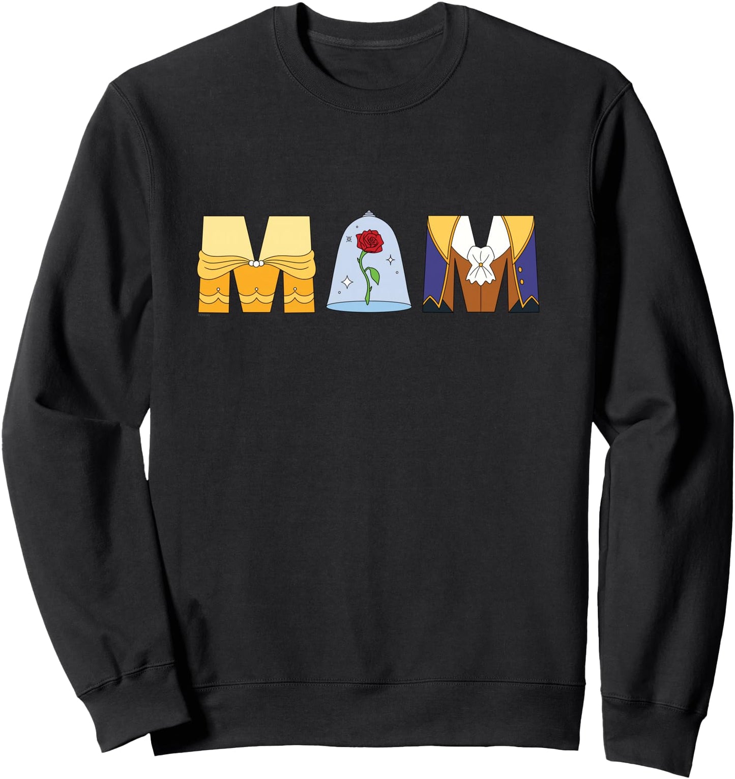 Disney Beauty and the Beast Belle Mother's Day Birthday Mom Sweatshirt