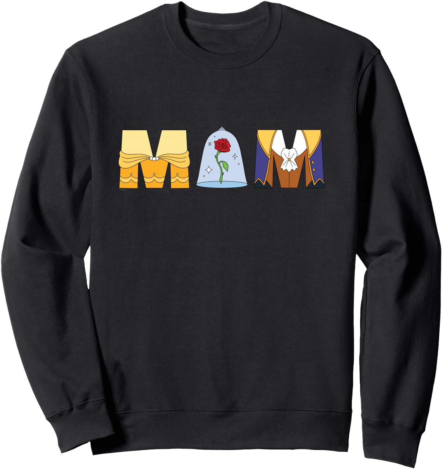 Disney Beauty and the Beast Belle Mother's Day Birthday Mom Sweatshirt