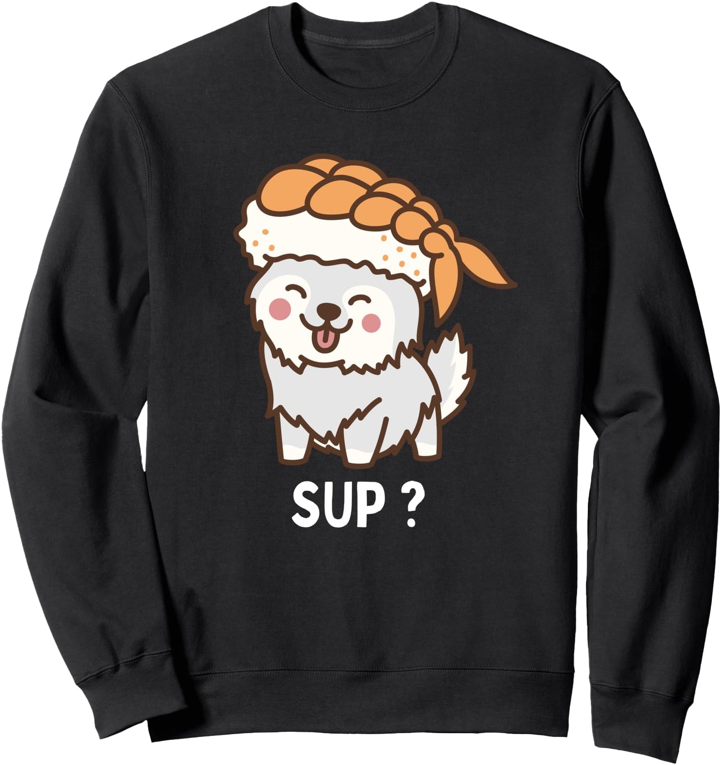 Cute Cat Sushi Costume Japanese Food Sushi Sweatshirt