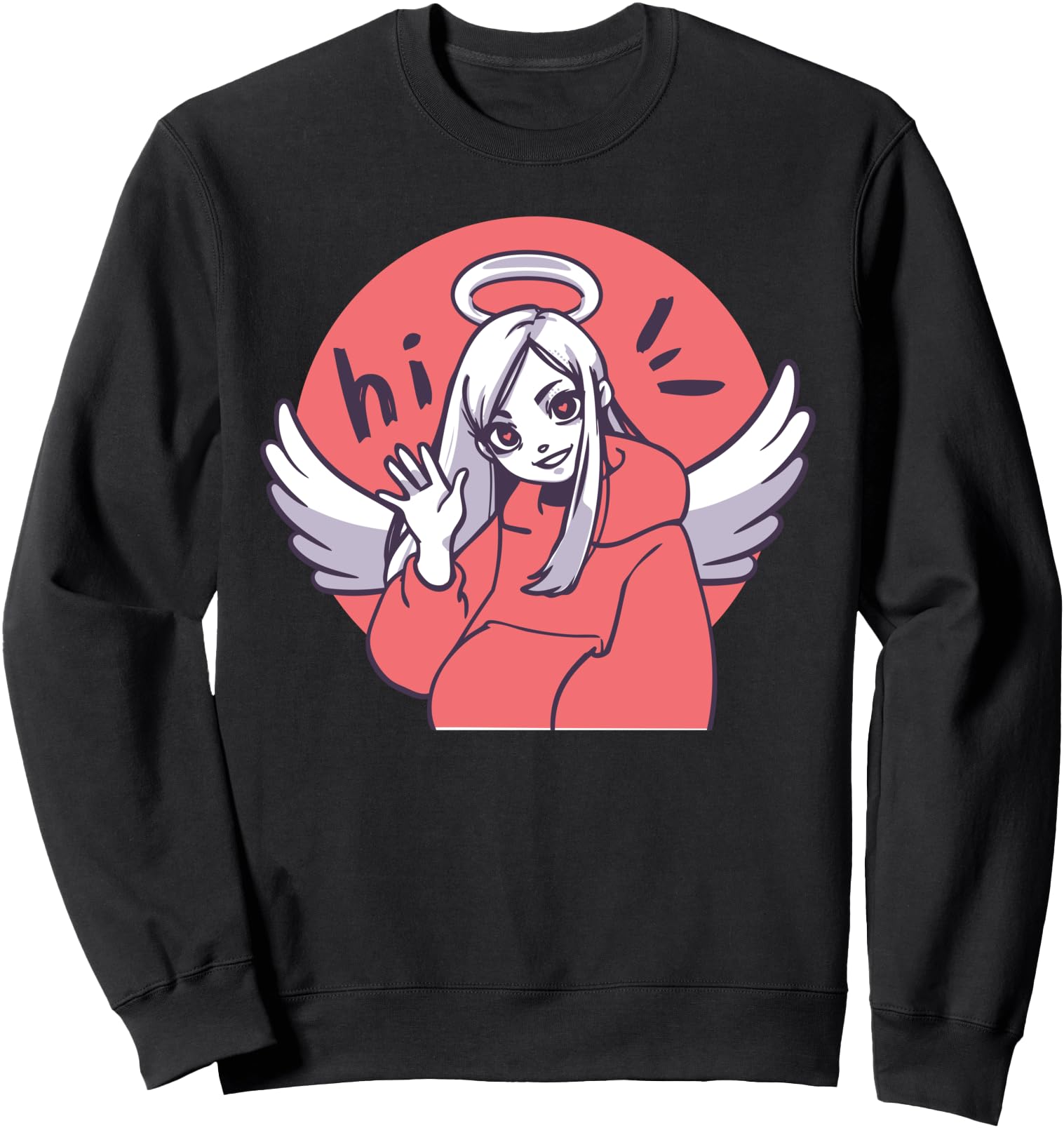 Anime Girl Angel Wing Japanese Aesthetics Otaku Sweatshirt