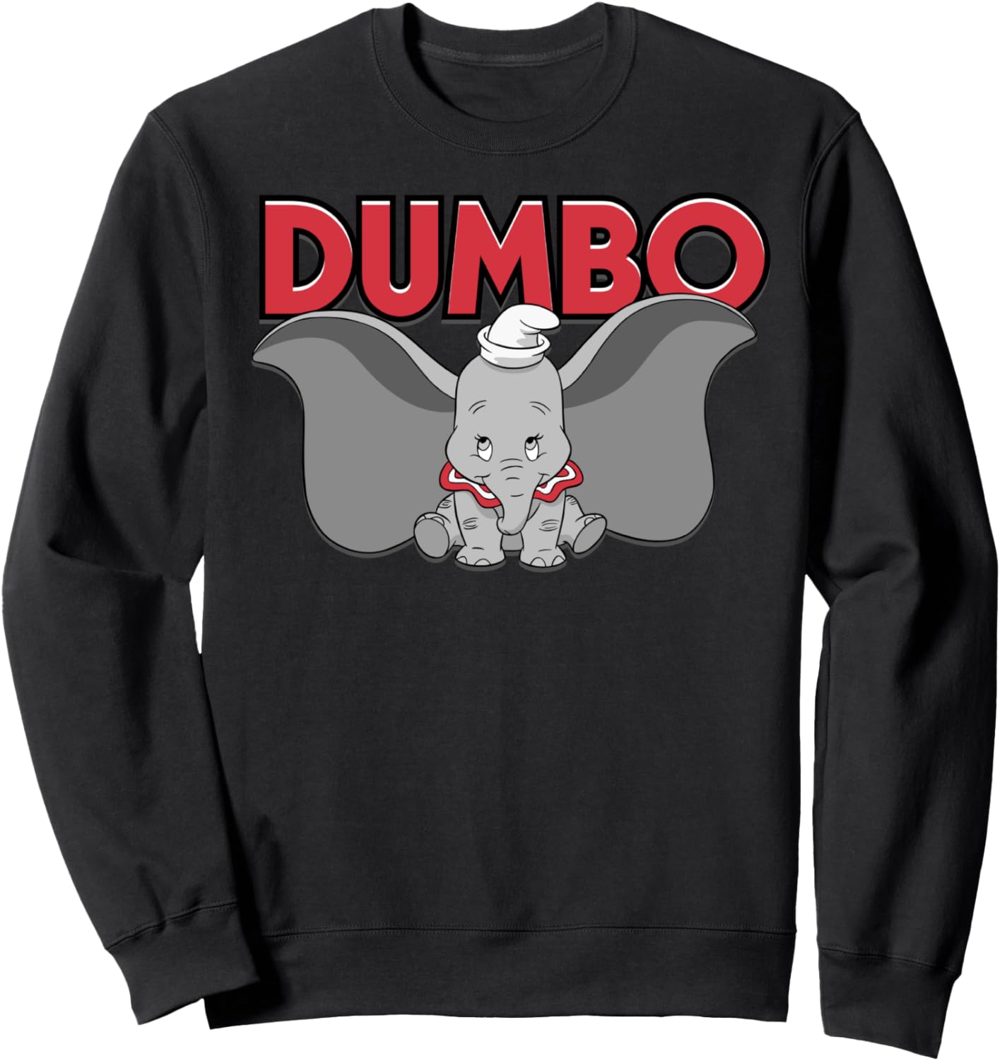Disney Dumbo Red Logo Portrait Sweatshirt