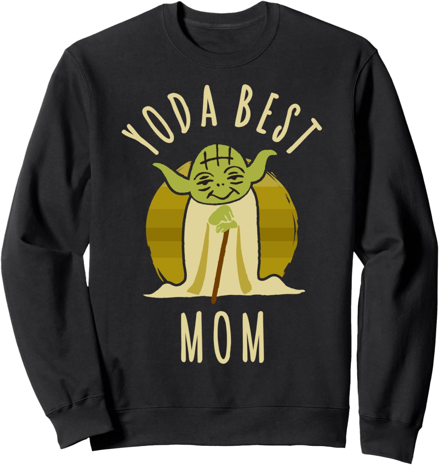 Star Wars Yoda Best Mom Cartoon Yoda Sweatshirt