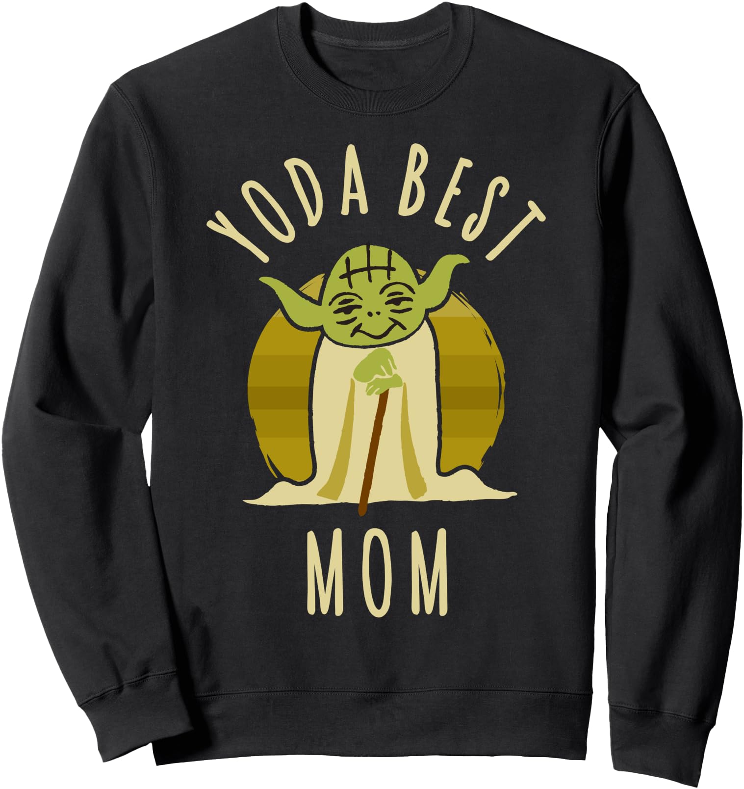 Star Wars Yoda Best Mom Cartoon Yoda Sweatshirt