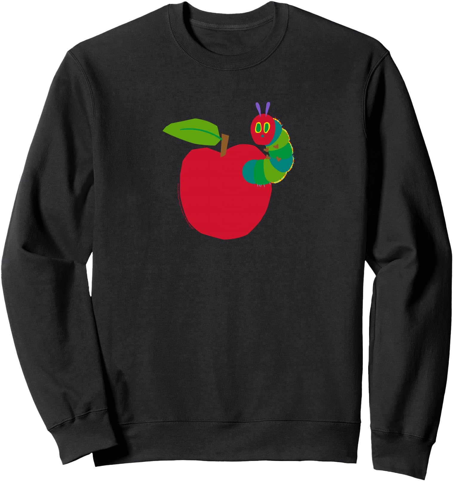 Eric Carle The Very Hungry Caterpillar in Apple Book Sweatshirt