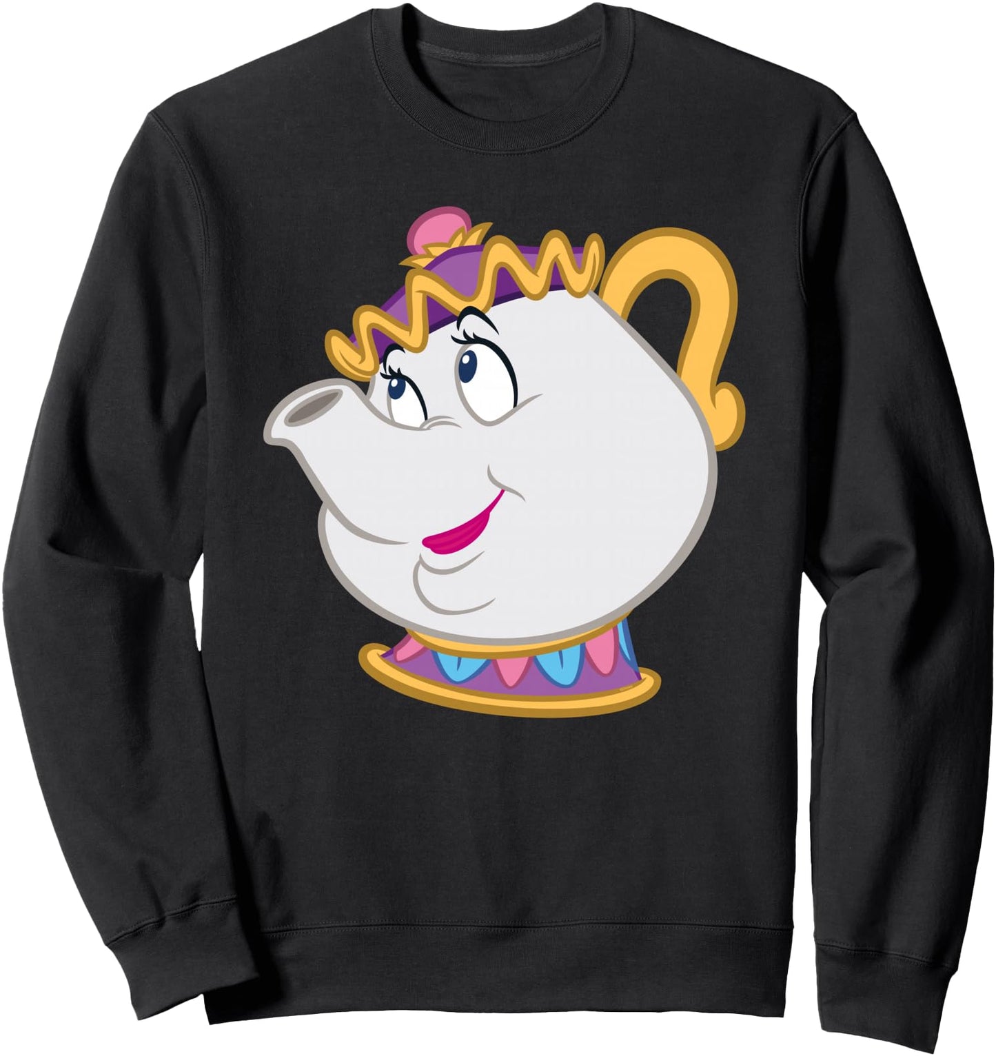 Disney Beauty and the Beast Mrs. Potts Big Face Costume Sweatshirt