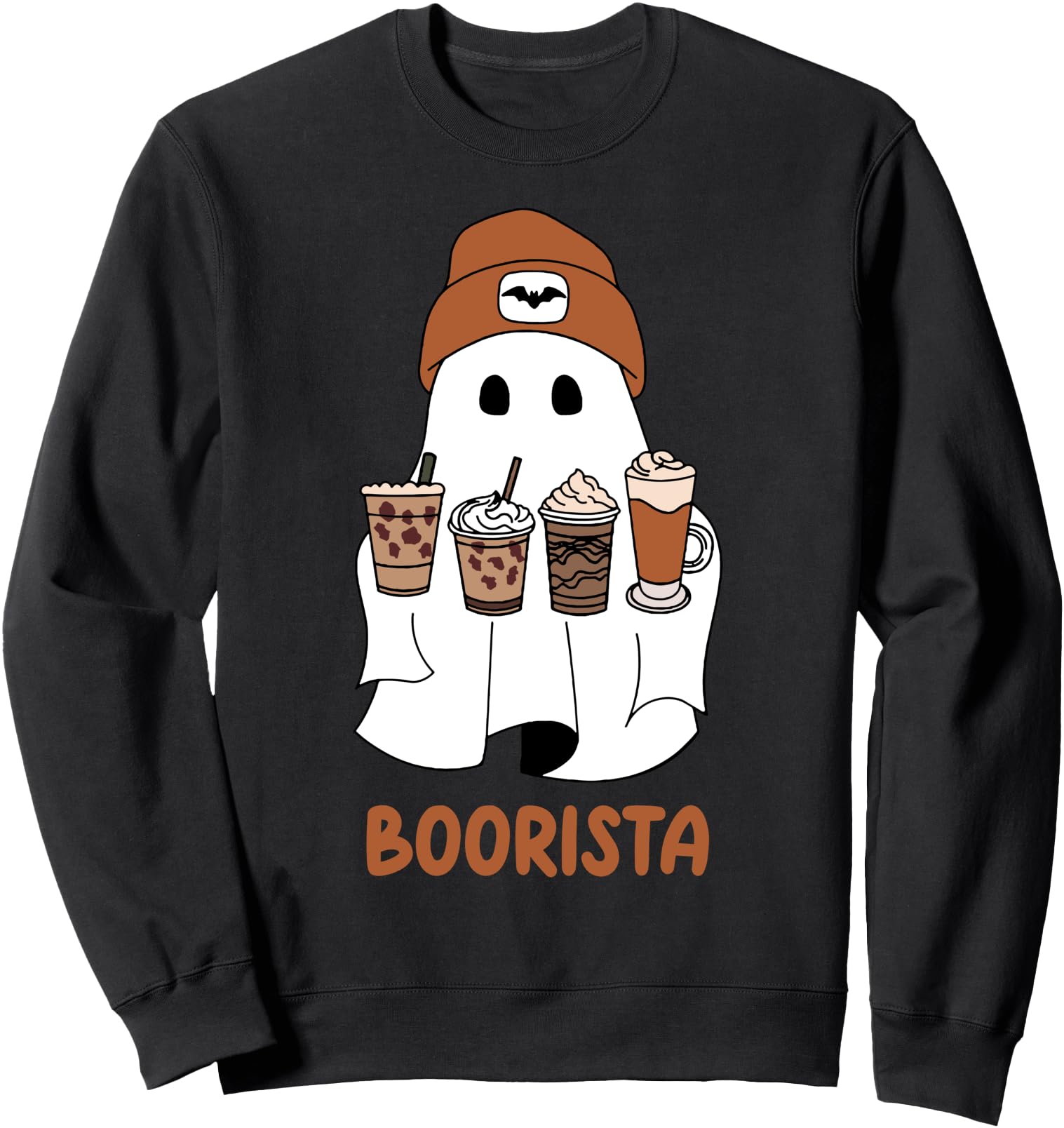 Boorista Ghost with Coffee Sweatshirt