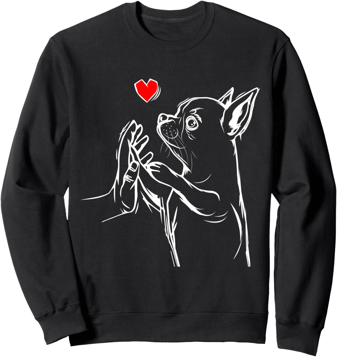 Chihuahua Love Dog Mom Girls Sweatshirt