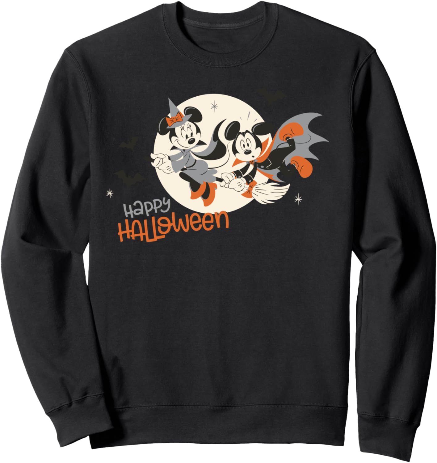 Disney Halloween Minnie and Minnie Flying Sweatshirt
