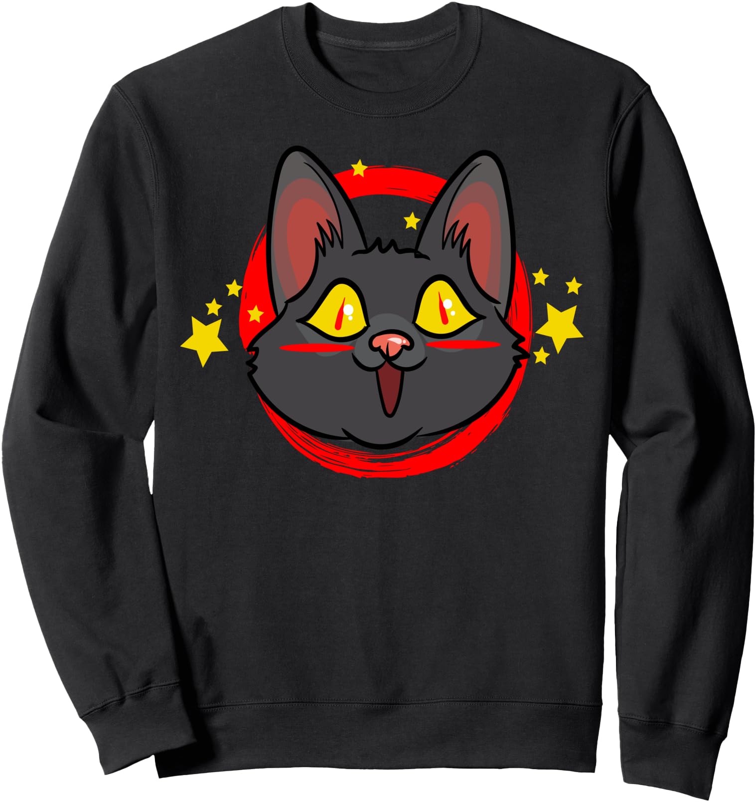 Bad Cat - Cute Pastel Goth Kawaii Anime Japanese Sweatshirt