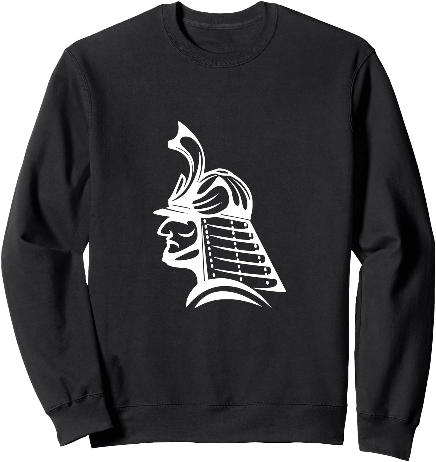Samurai Warrior Face Profile Japanese Anime Sweatshirt