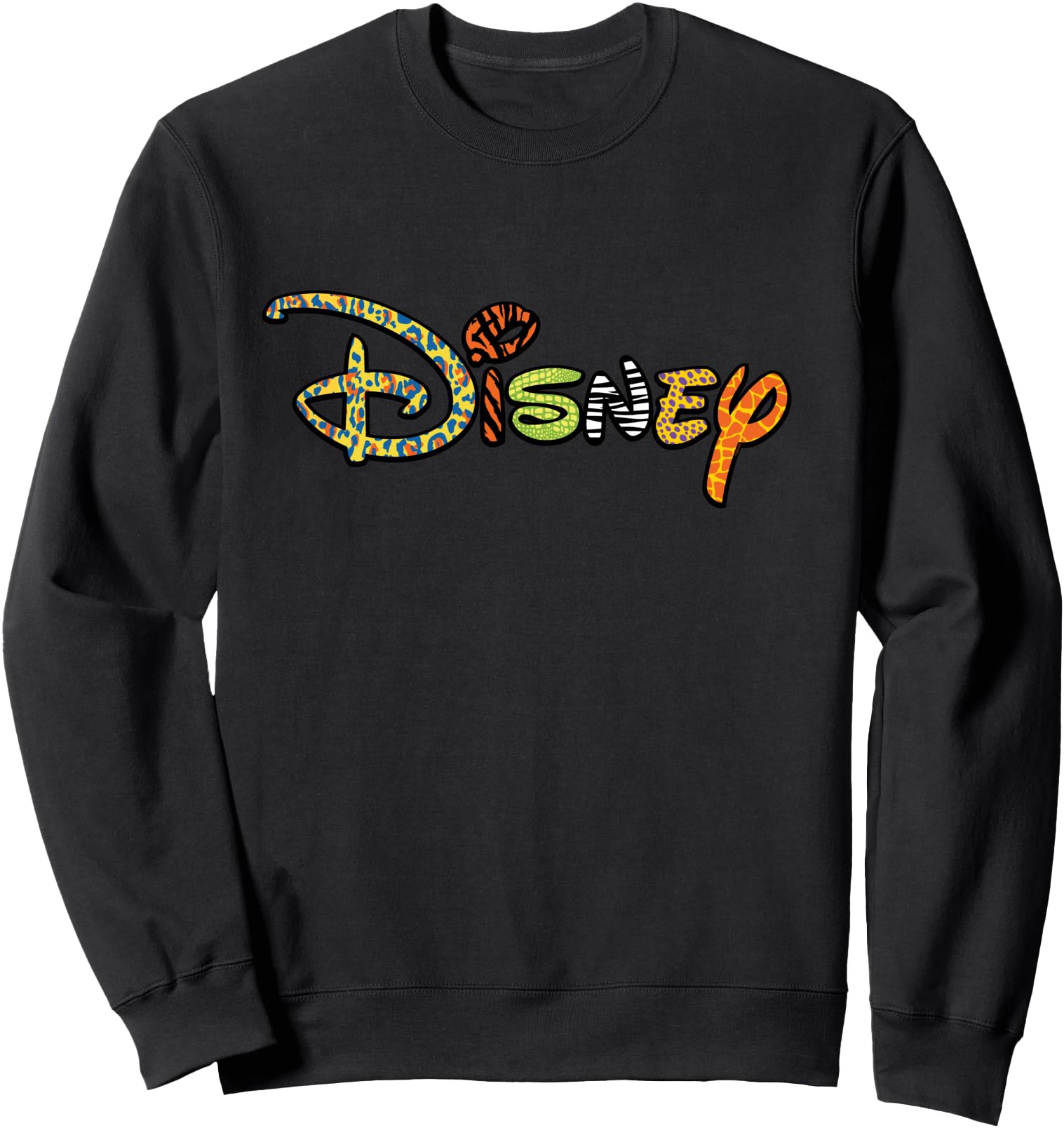 Disney Animal Print Logo Family Trip Group Matching Vacation Sweatshirt