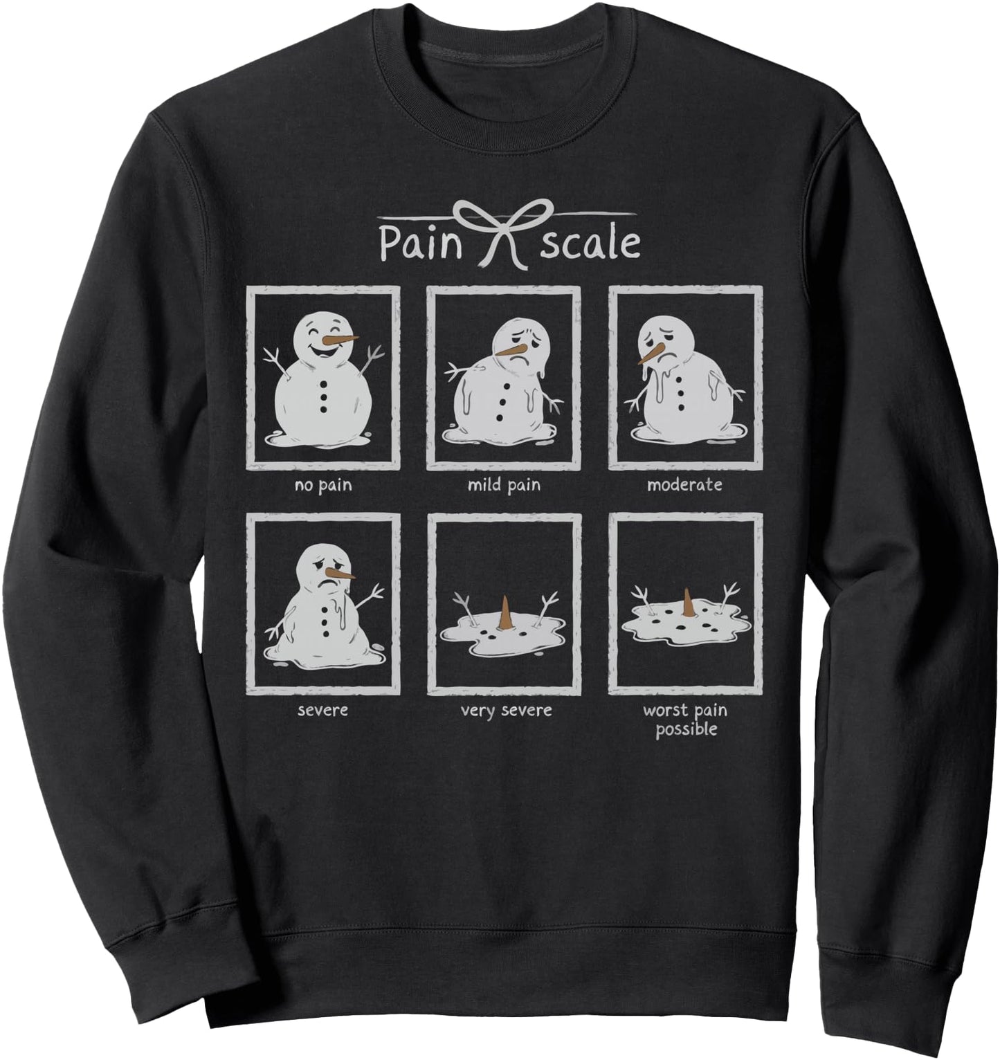 Funny Pain Scale Shirt, Christmas Nurse Medical Assistant Sweatshirt