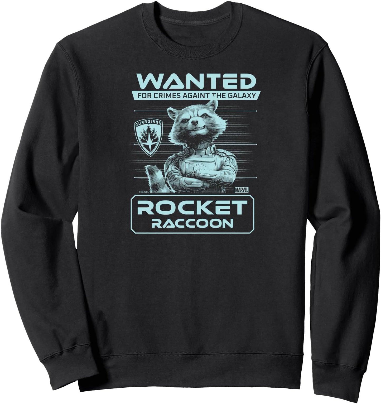 Guardians Of The Galaxy - Rocket Raccoon Wanted Poster Sweatshirt