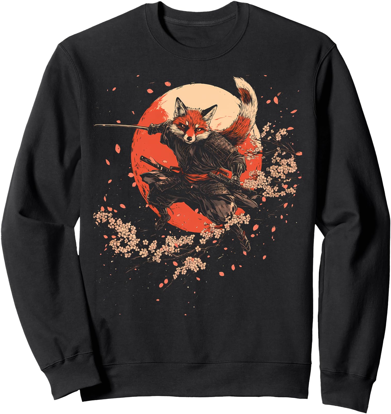 Samurai Fox Warrior Japanese Spirit Animal Sweatshirt