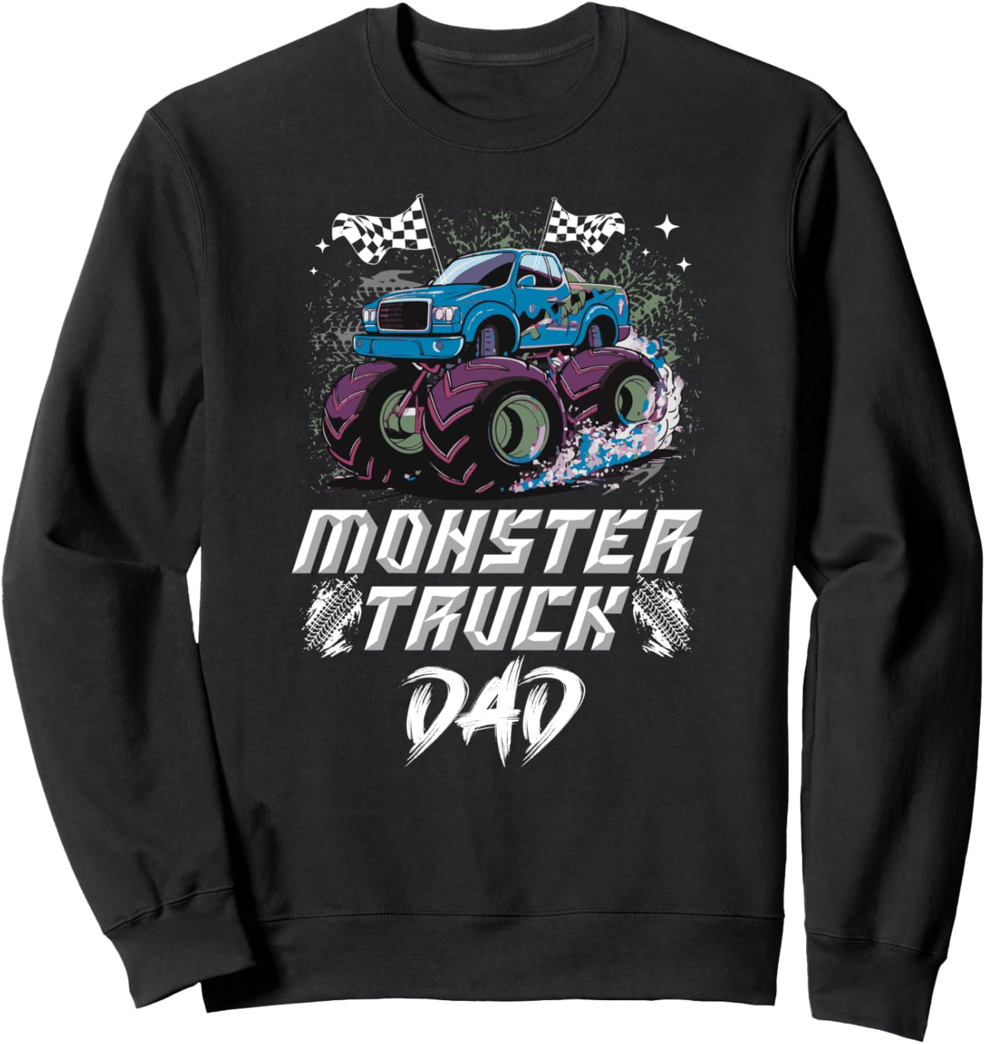 Monster Truck Dad Proud Monster Truck Father Sweatshirt