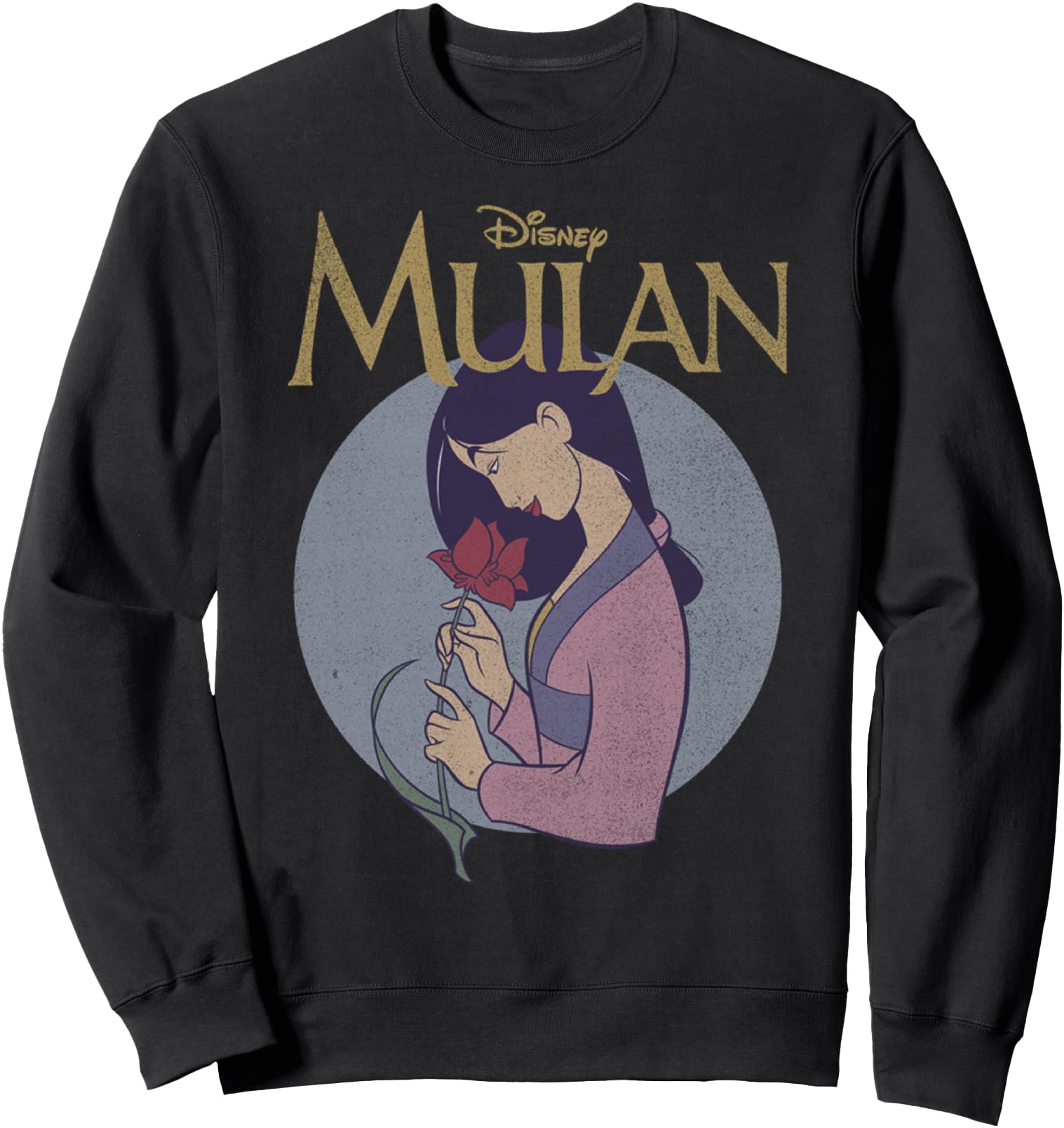Disney Mulan Vintage Style Profile Sweatshirt