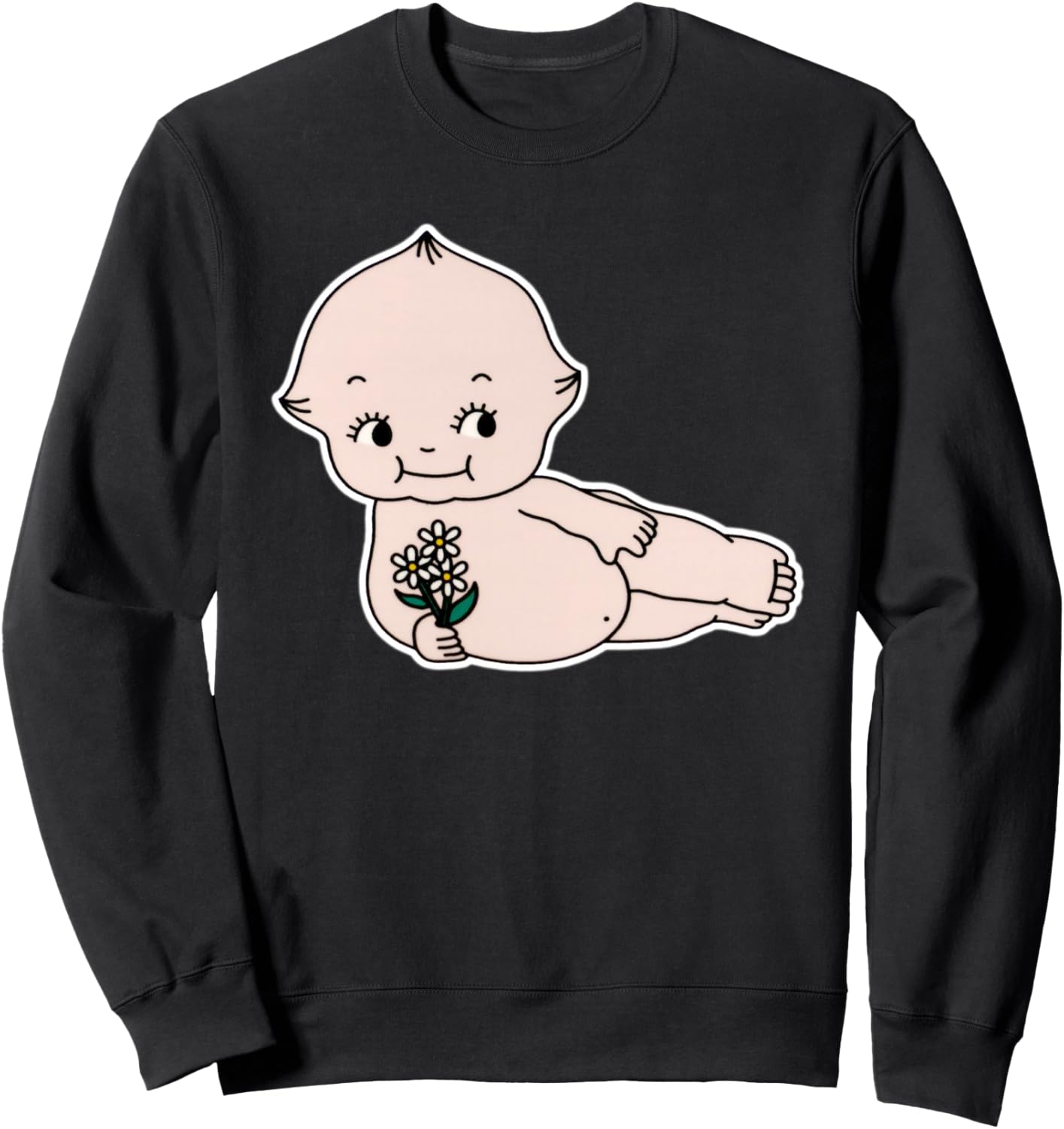 Kewpie Baby Flower Child x Flower Girl Sweatshirt