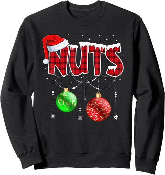 Chestnuts Matching Family Funny Chest Nuts Christmas Couples Sweatshirt