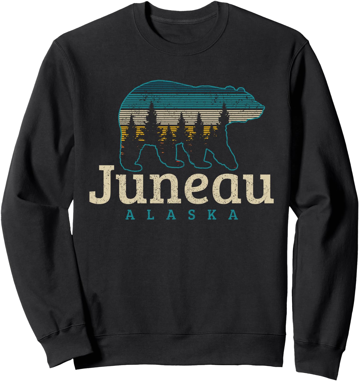 Juneau Alaska Vintage Souvenir Sweatshirt
